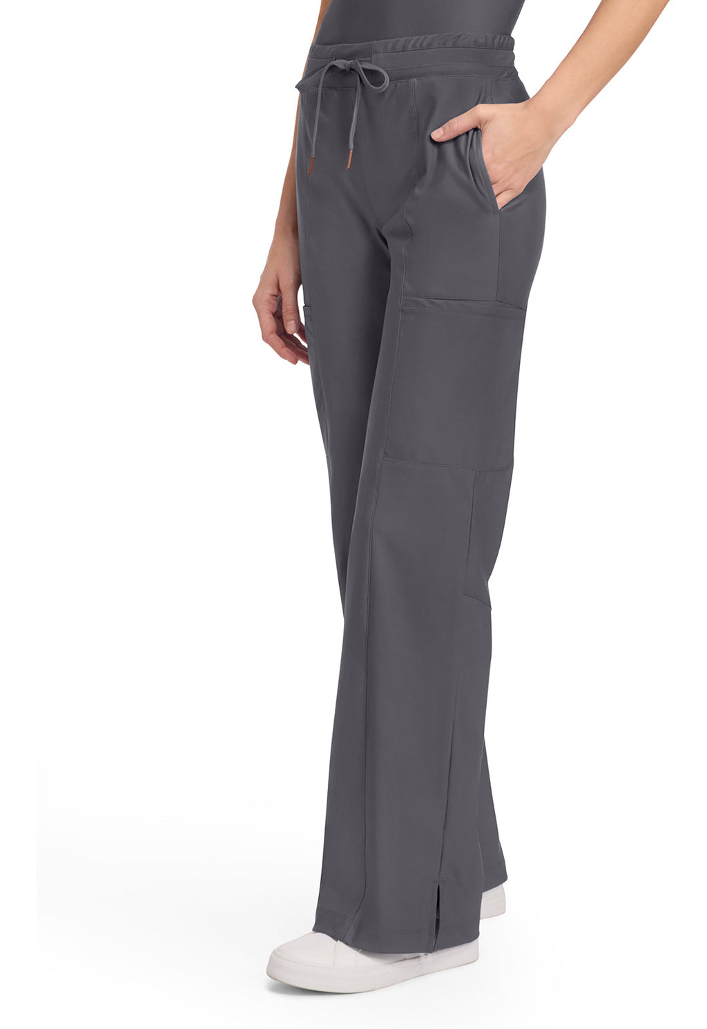 Form CK026 Women's 5-Pocket Trouser Leg Pants Pewter Image