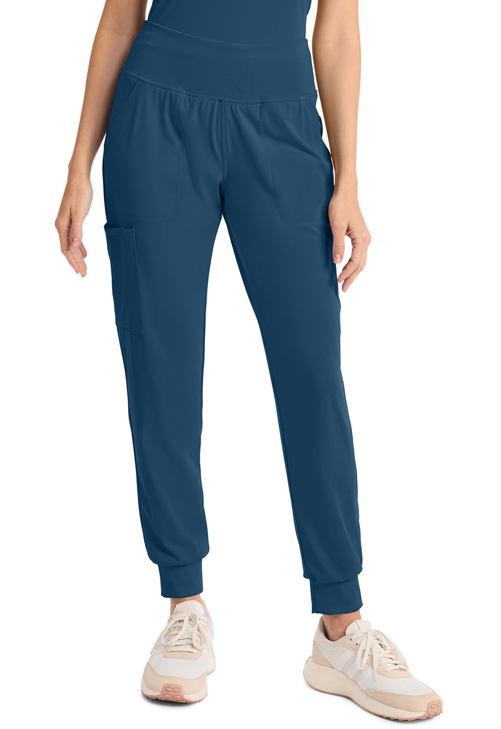 Achieve CK033 Women's 5 Pocket Jogger Pant Caribbean Blue