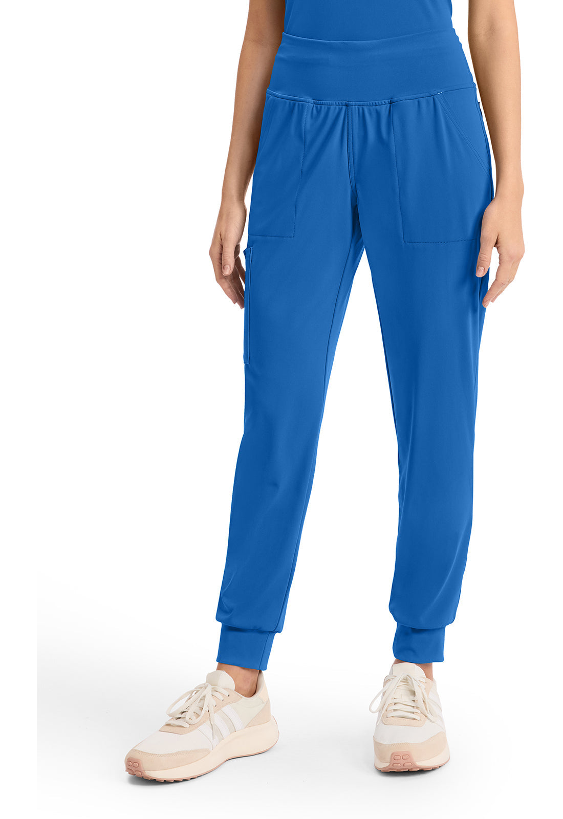 Achieve CK033 Women's 5-Pocket Jogger Scrub Pants Royal