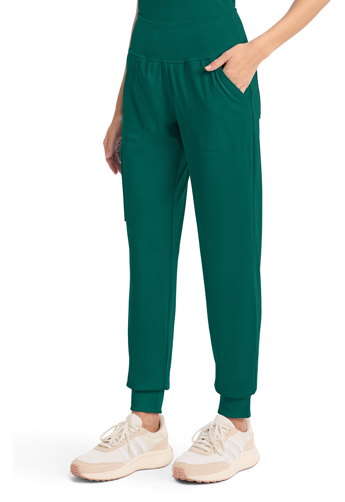 Achieve CK033 Women's 5-Pocket Jogger Scrub Pants Hunter