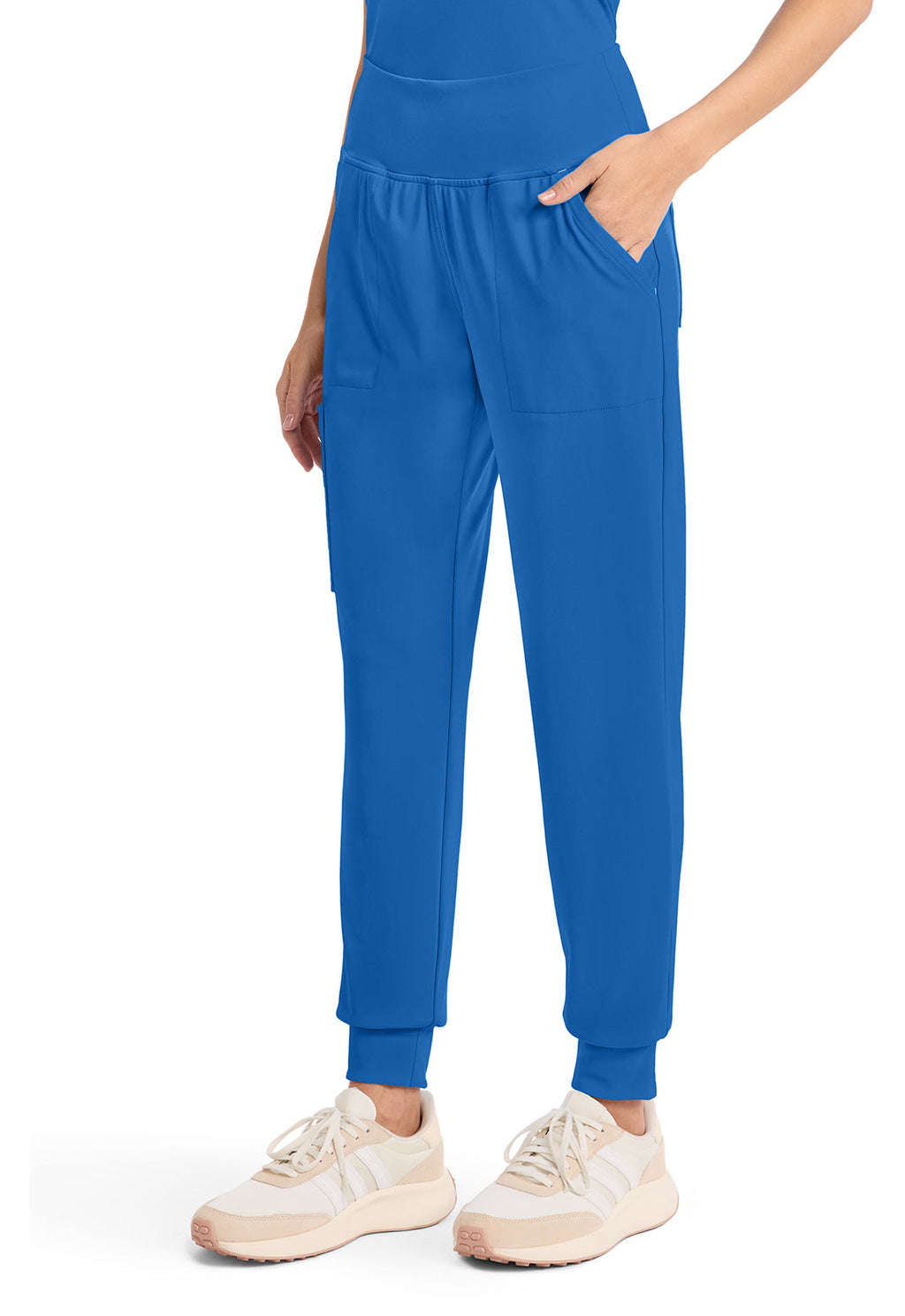 Achieve CK033 Women's 5-Pocket Jogger Scrub Pants Royal