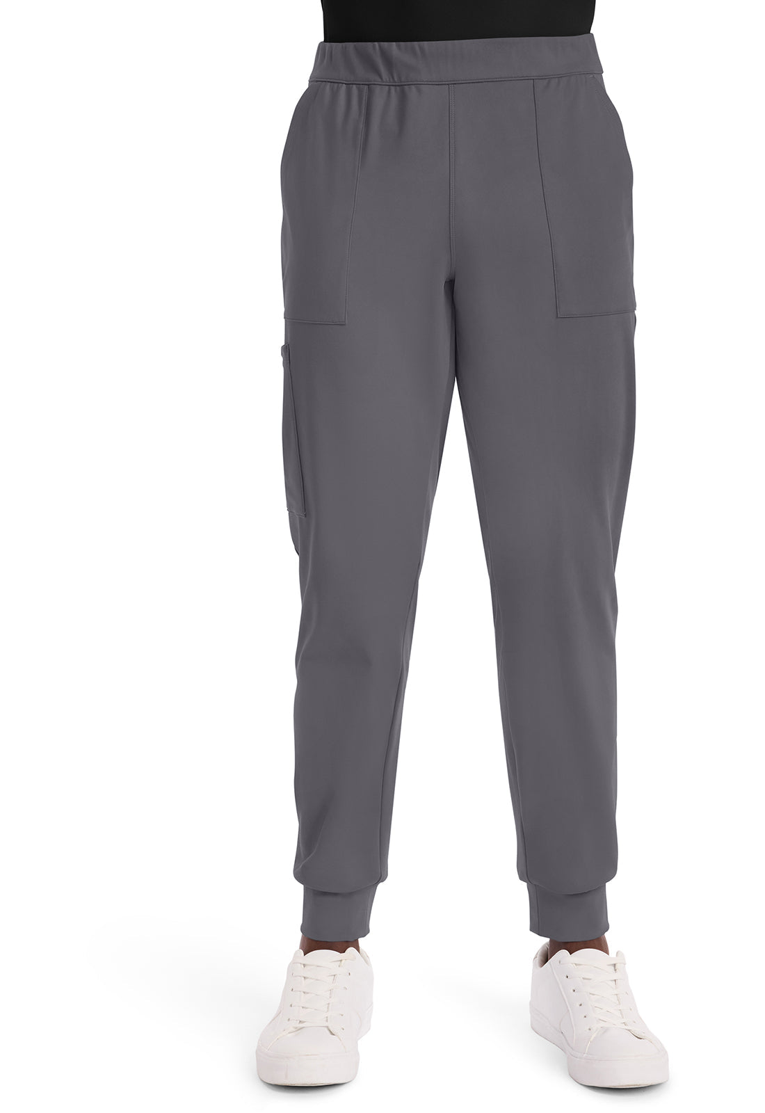 Achieve CK034 Men's 5-Pocket Jogger Scrub Pants Pewter