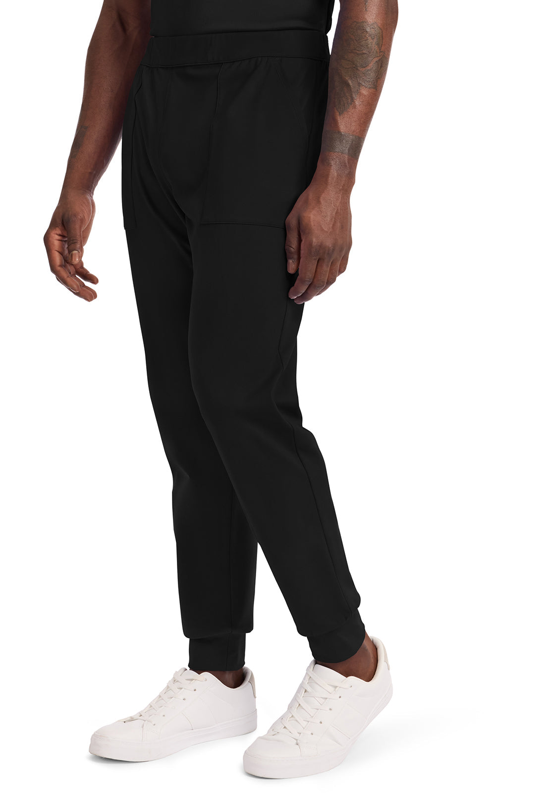 Achieve CK034 Men's Pull-on Jogger Pants Black Image