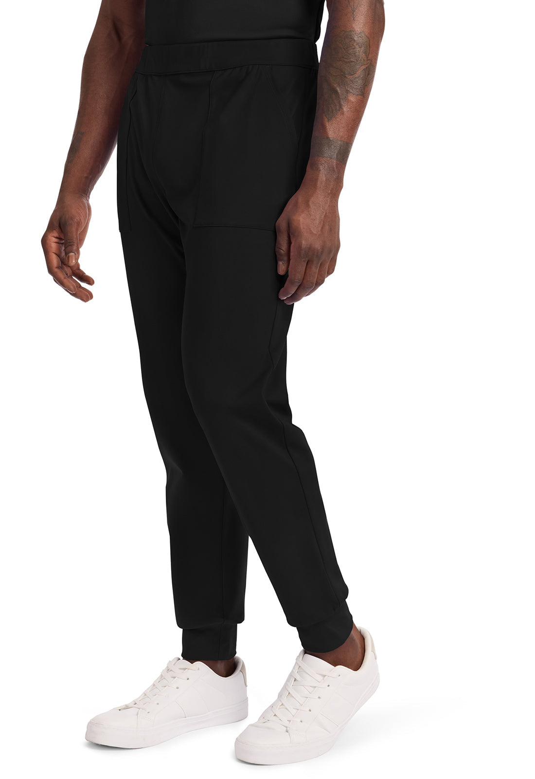 Achieve CK034 Men's 5-Pocket Jogger Scrub Pants Black – Affordable