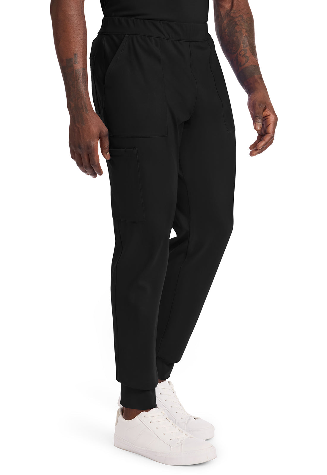 Achieve CK034 Men's Pull-on Jogger Pants Black Image