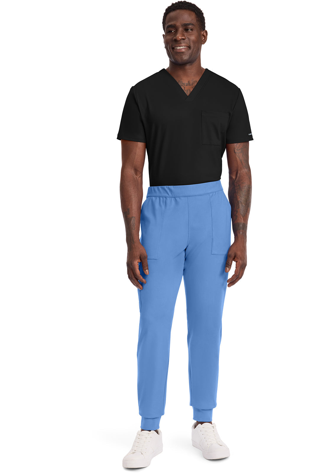 Achieve CK034 Men's Pull-on Jogger Pants Ciel Image