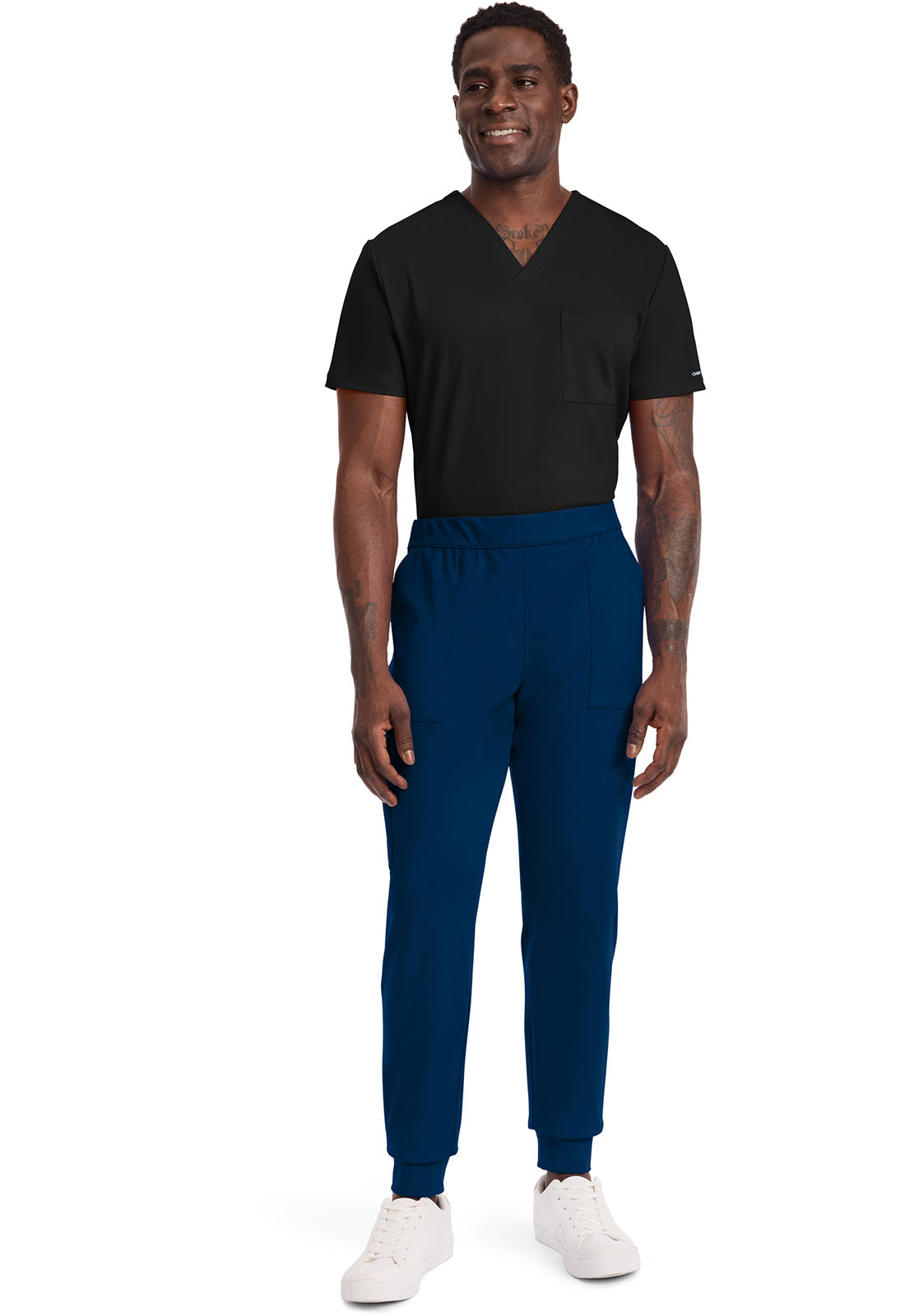 Achieve CK034 Men's Pull-on Jogger Pants Navy Image