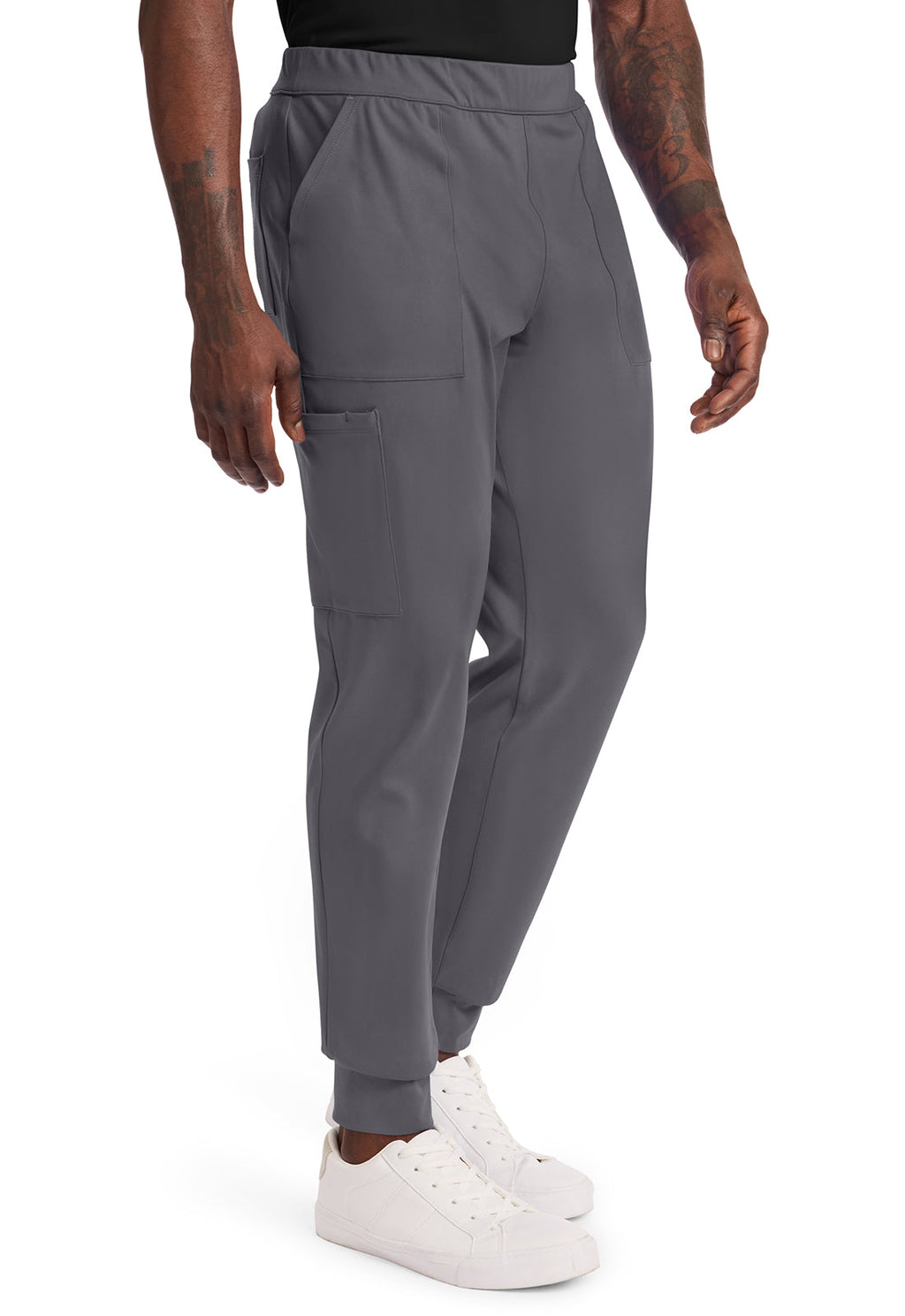 Achieve CK034 Men's Pull-on Jogger Pants Pewter Image