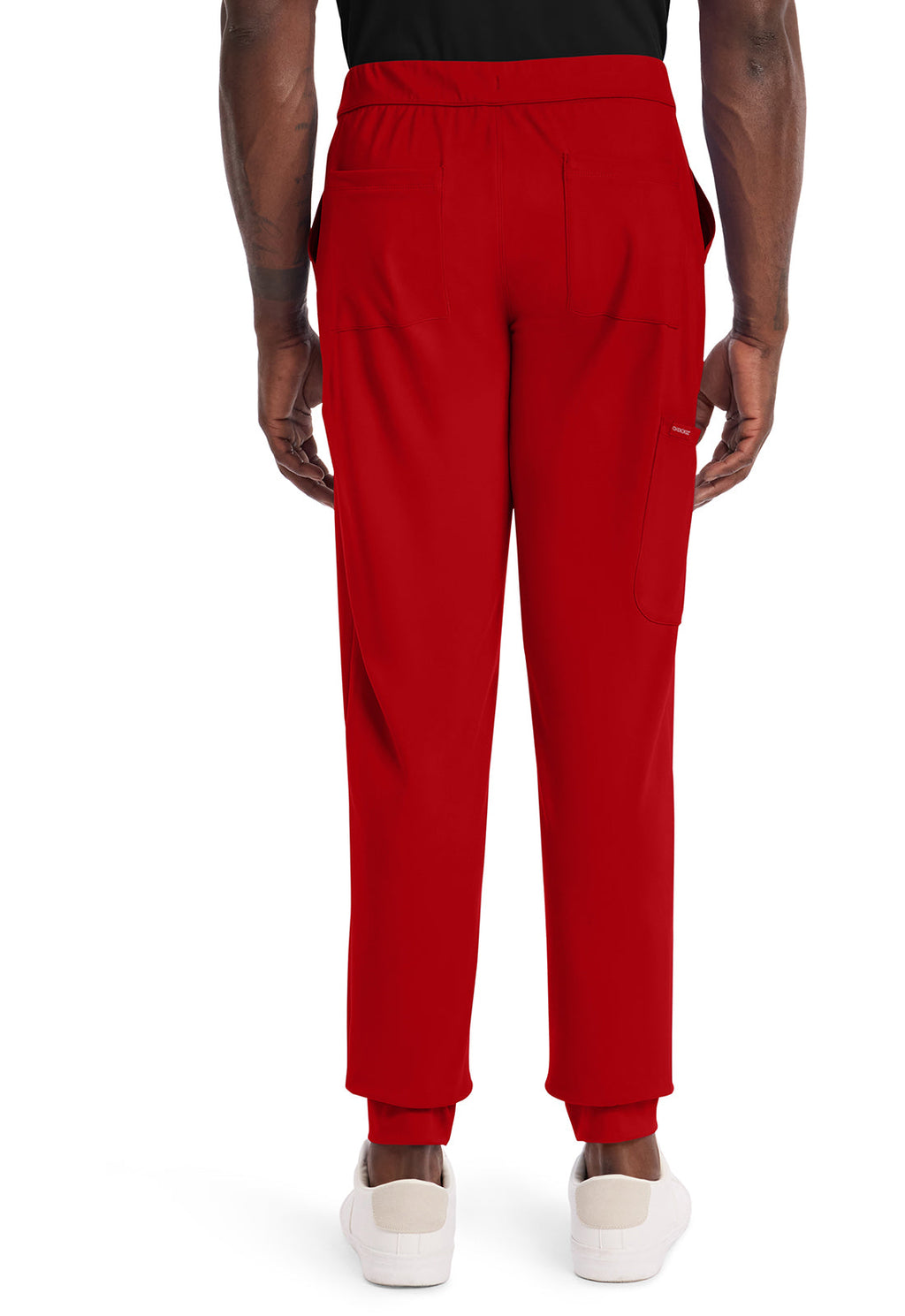 Achieve CK034 Men's Pull-on Jogger Pants Red Image