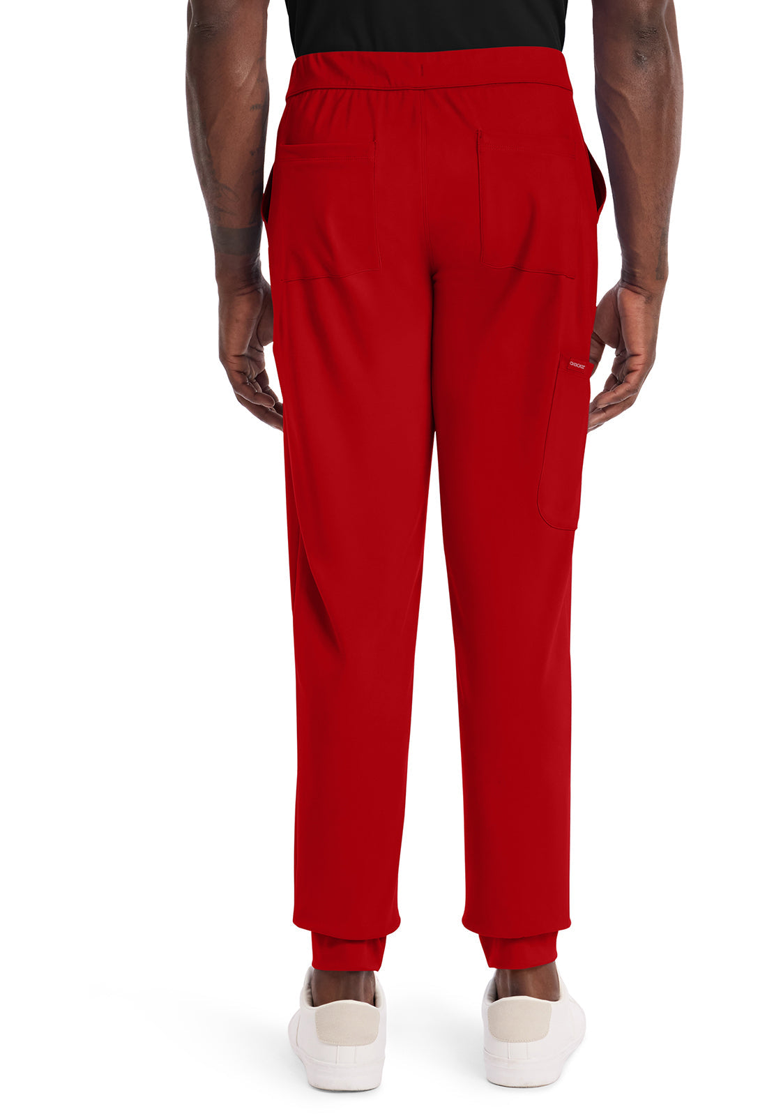 Achieve CK034 Men's Pull-on Jogger Pants Red Image