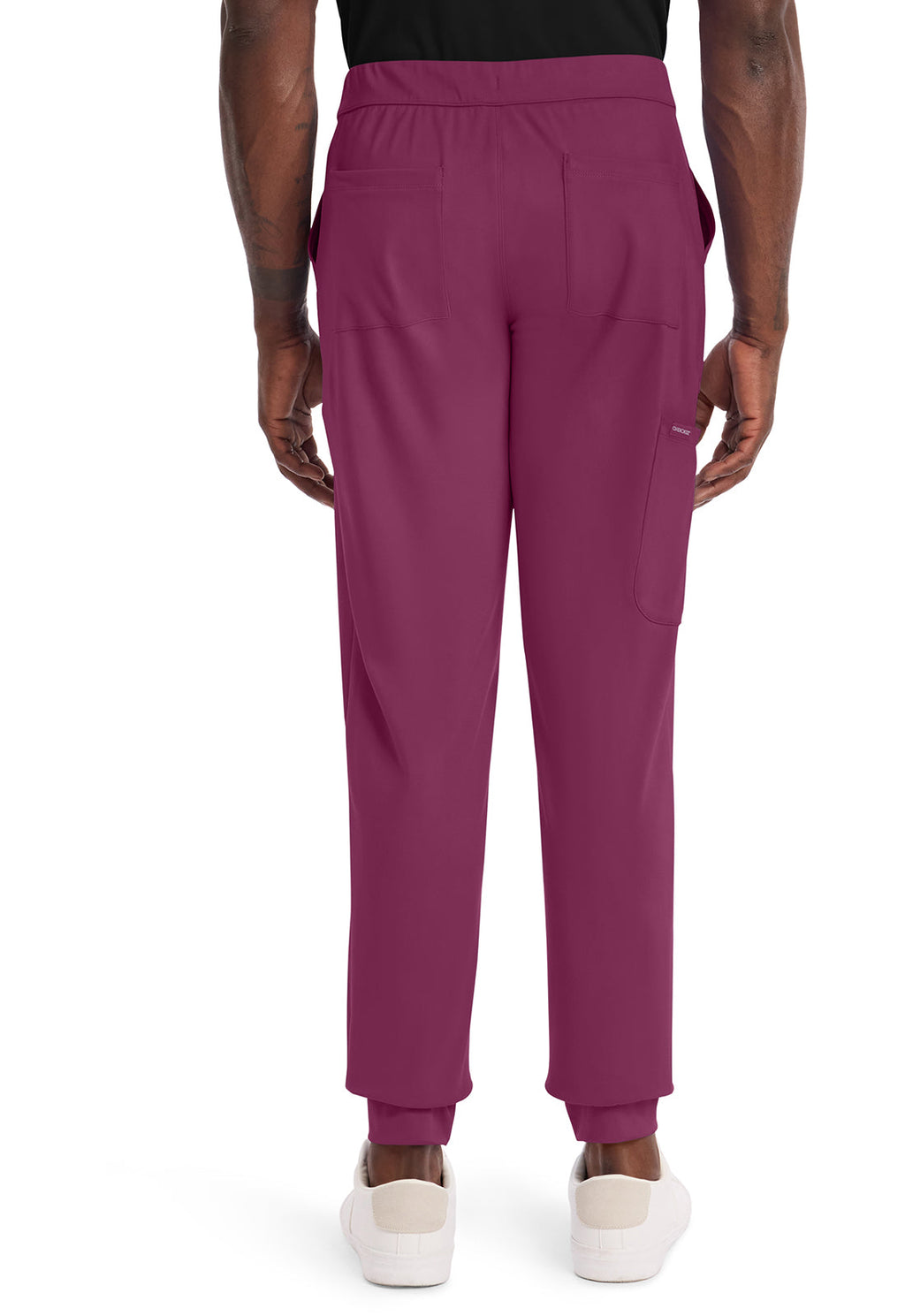 Achieve CK034 Men's Pull-on Jogger Pants Wine Image