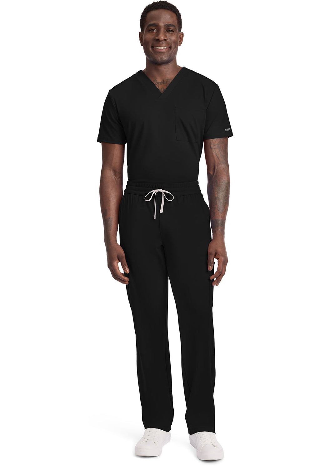 Achieve CK036 Men's 5 Pocket Straight Leg Pant Black