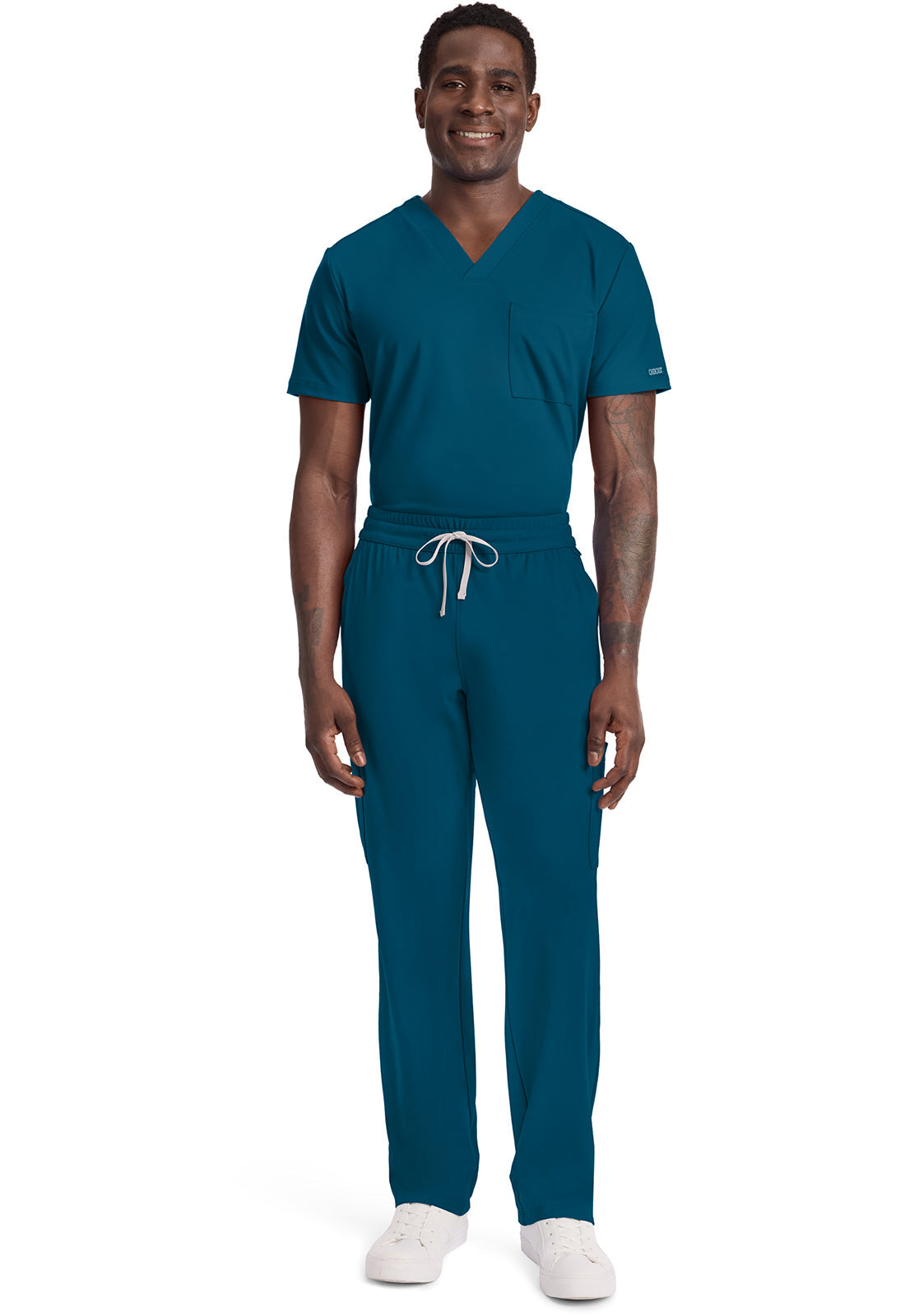 Achieve CK036 Men's 5-Pocket Straight Leg Pants Caribbean Blue