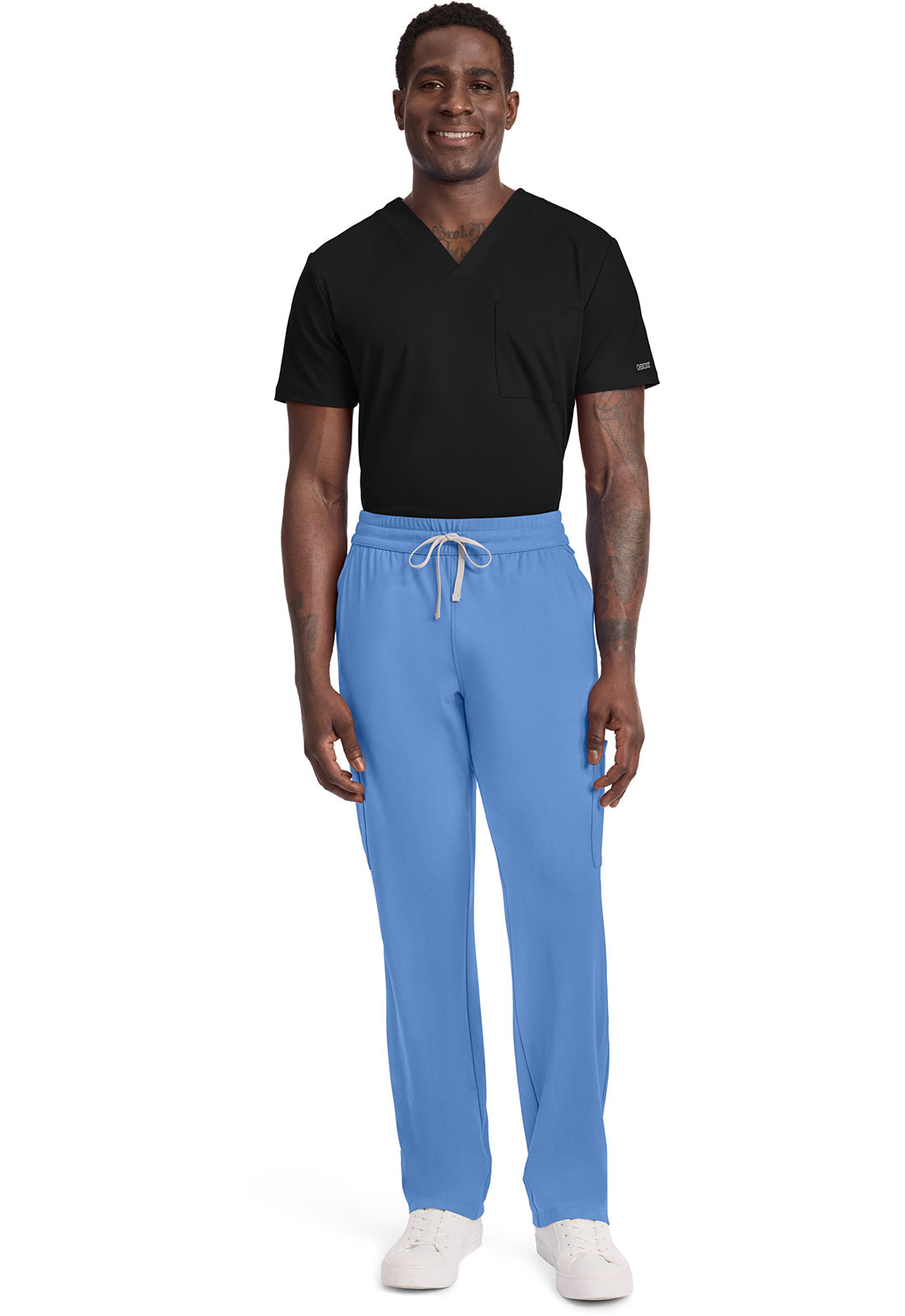 Achieve CK036 Men's 5 Pocket Straight Leg Pant Ciel