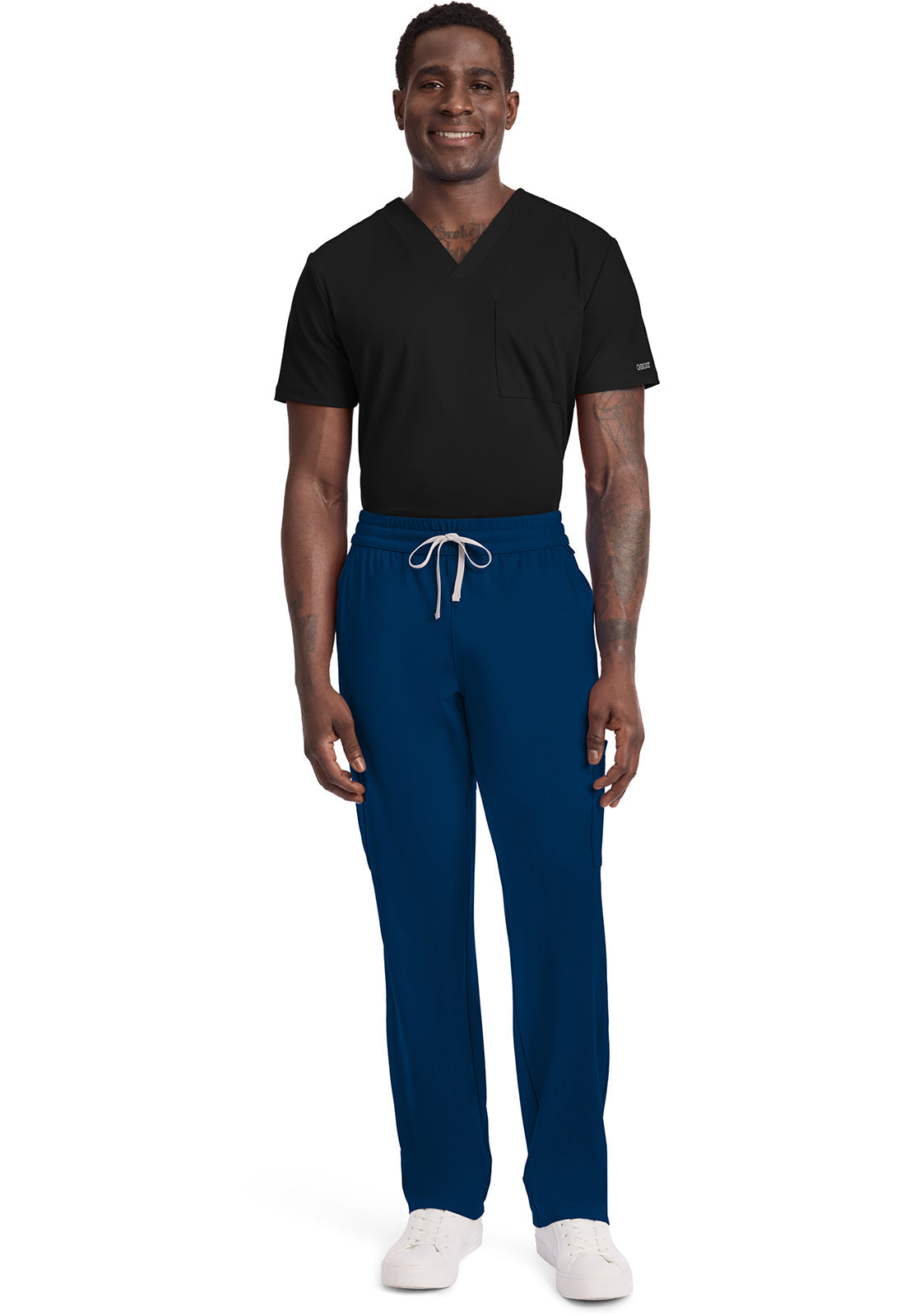 Achieve CK036 Men's 5 Pocket Straight Leg Pant Navy