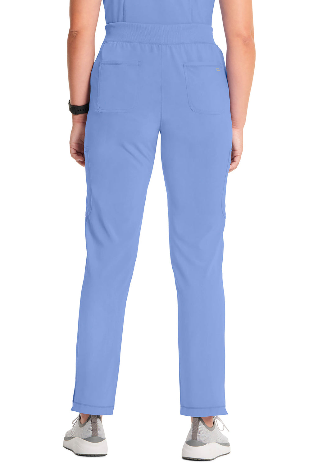 Infinity CK065A Women's Mid Rise Tapered Leg Pull-on Scrub Pants Ciel