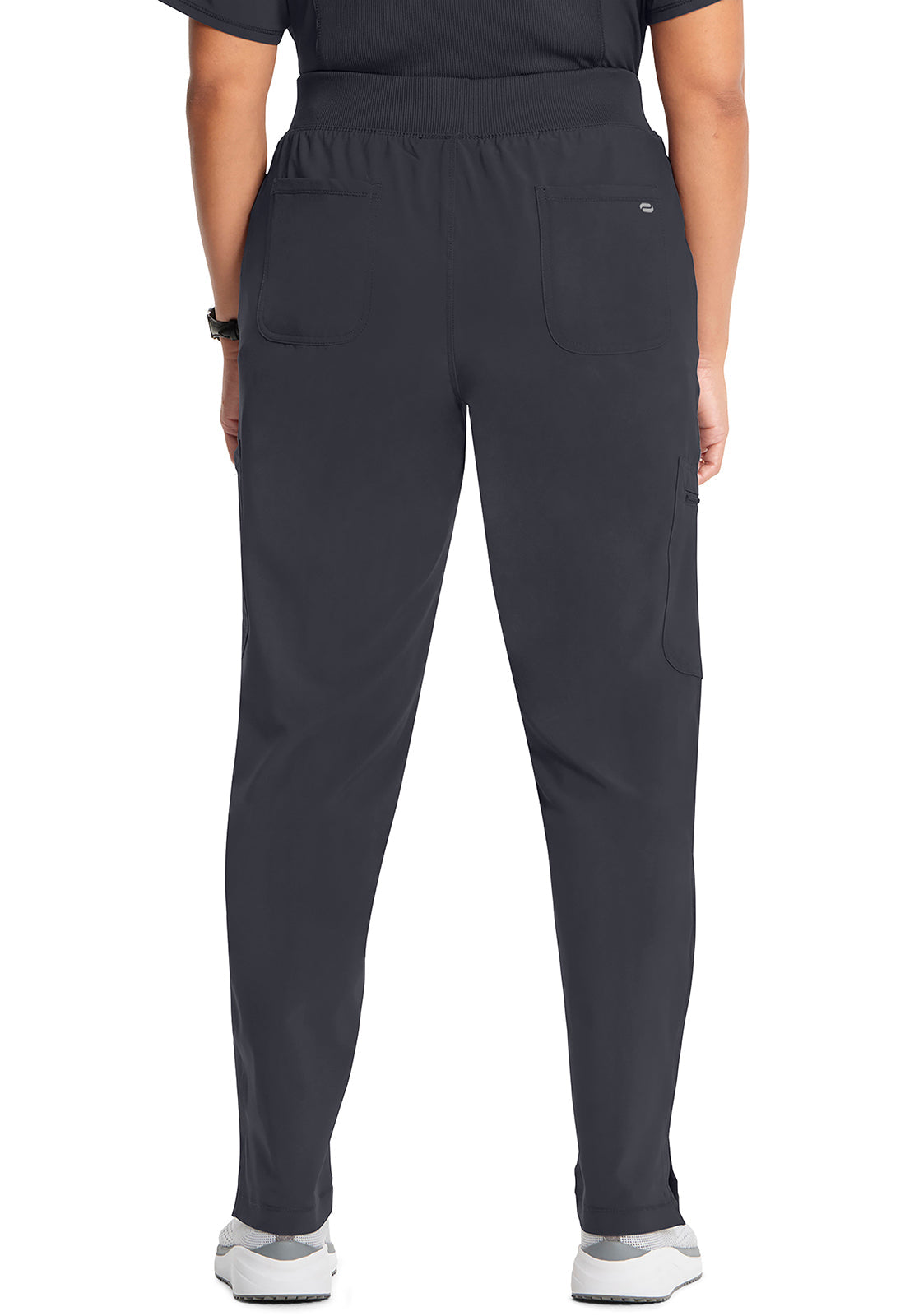 Infinity CK065A Women's Mid Rise Tapered Leg Pull-on Scrub Pants Pewter