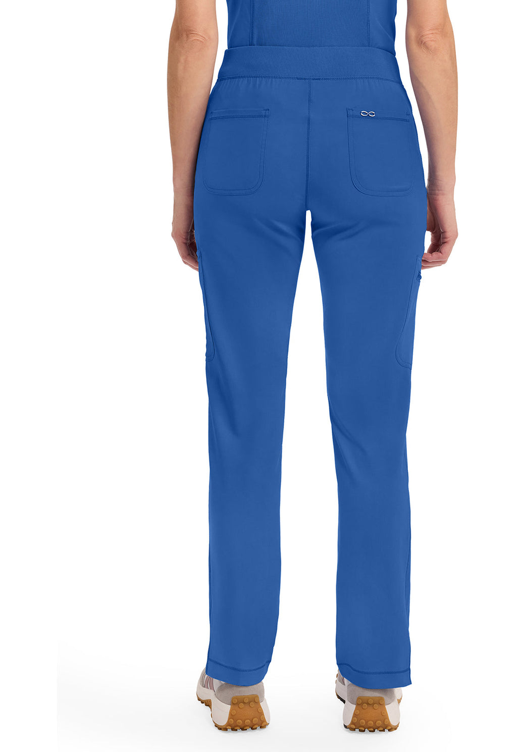 Infinity CK065A Women's Mid Rise Tapered Leg Pull-on Scrub Pants Royal