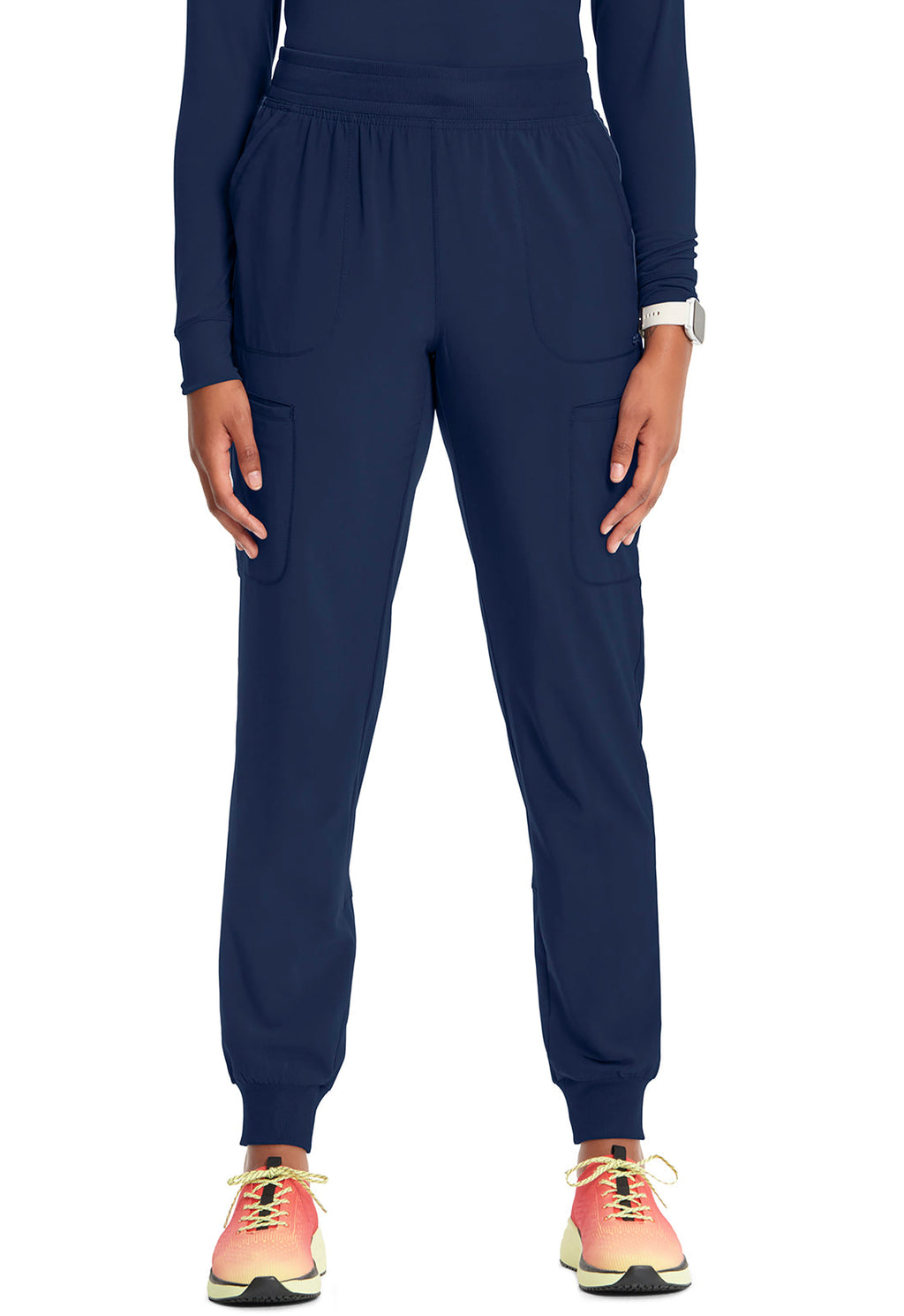 Infinity CK080A Women's Mid Rise Scrub Joggers Navy