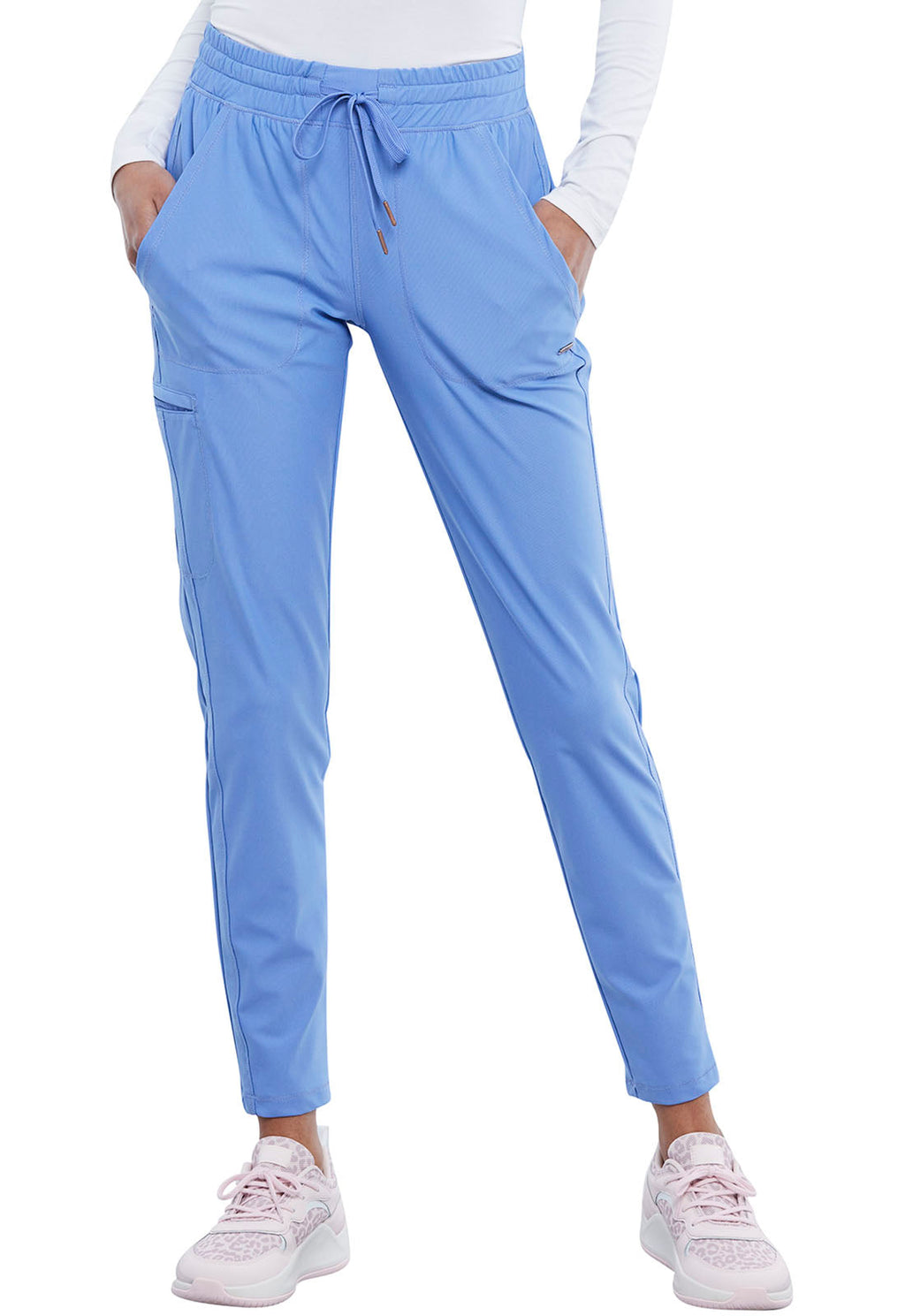 Form CK095 Mid Rise Tapered Leg Drawstring Pants Ciel