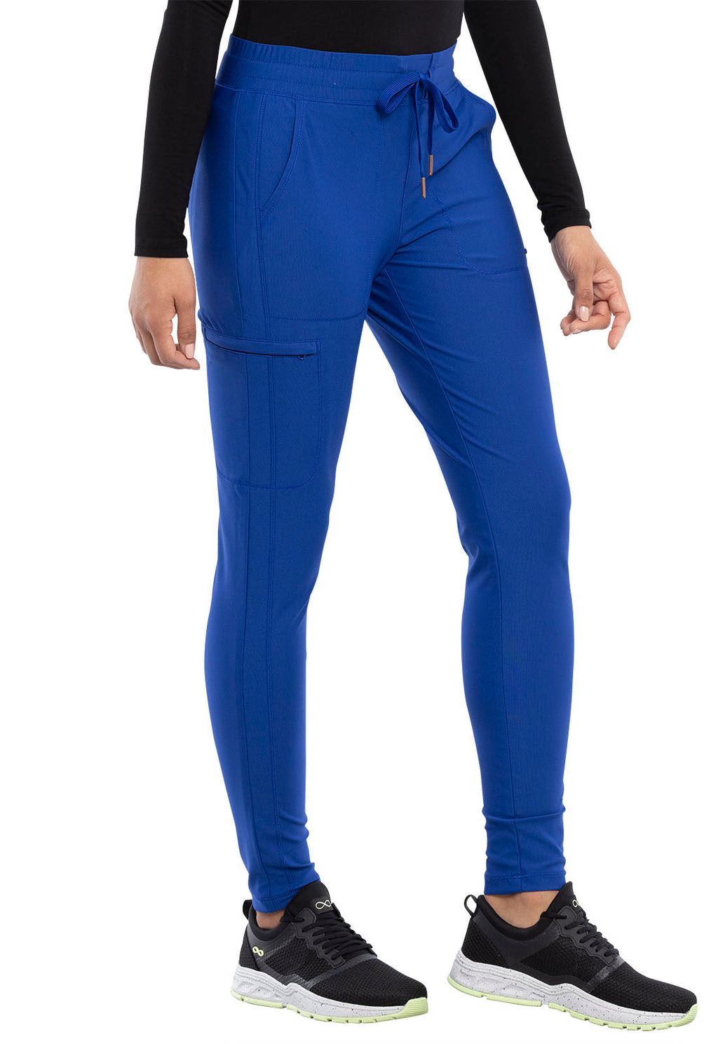 Form CK095 Mid Rise Tapered Leg Drawstring Pants Galaxy Blue Image