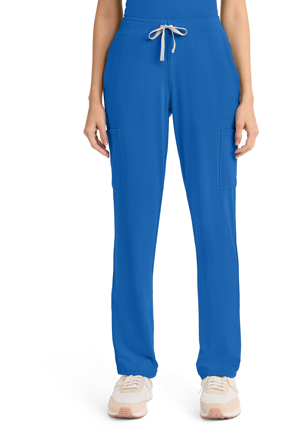 Achieve CK096 Women's 5-Pocket Straight Leg Scrub Pants Royal