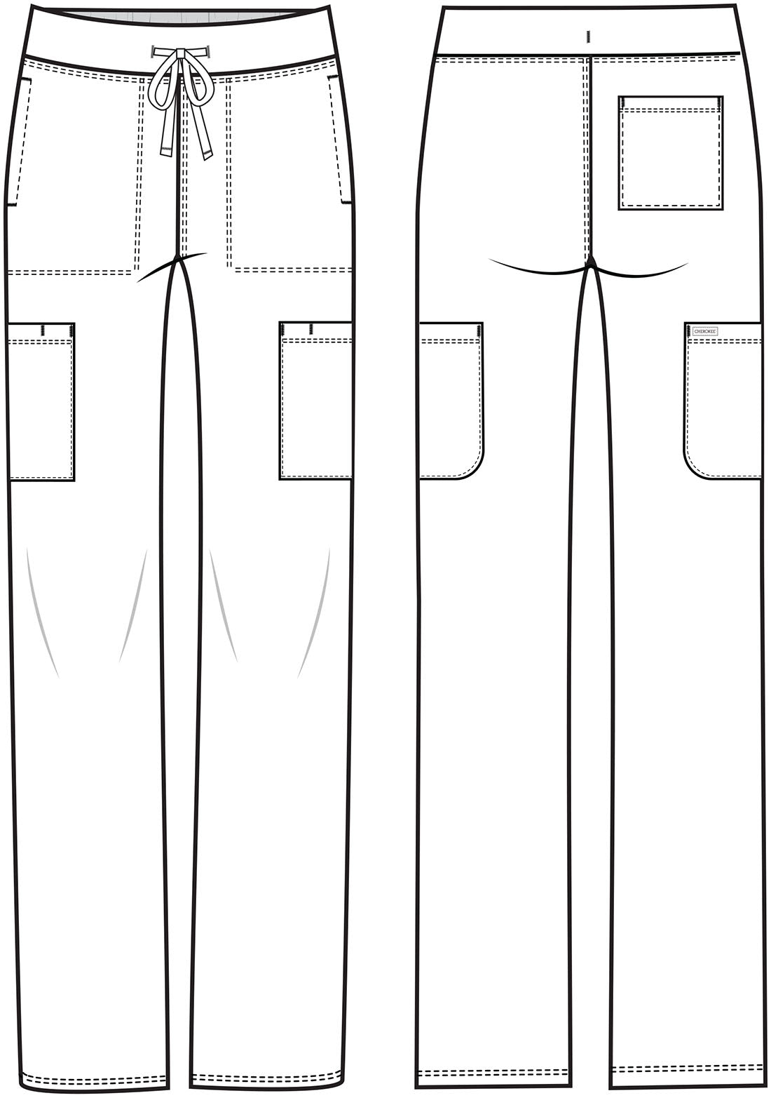 Achieve CK096 Women's 5 Pocket Straight Leg Pant Royal