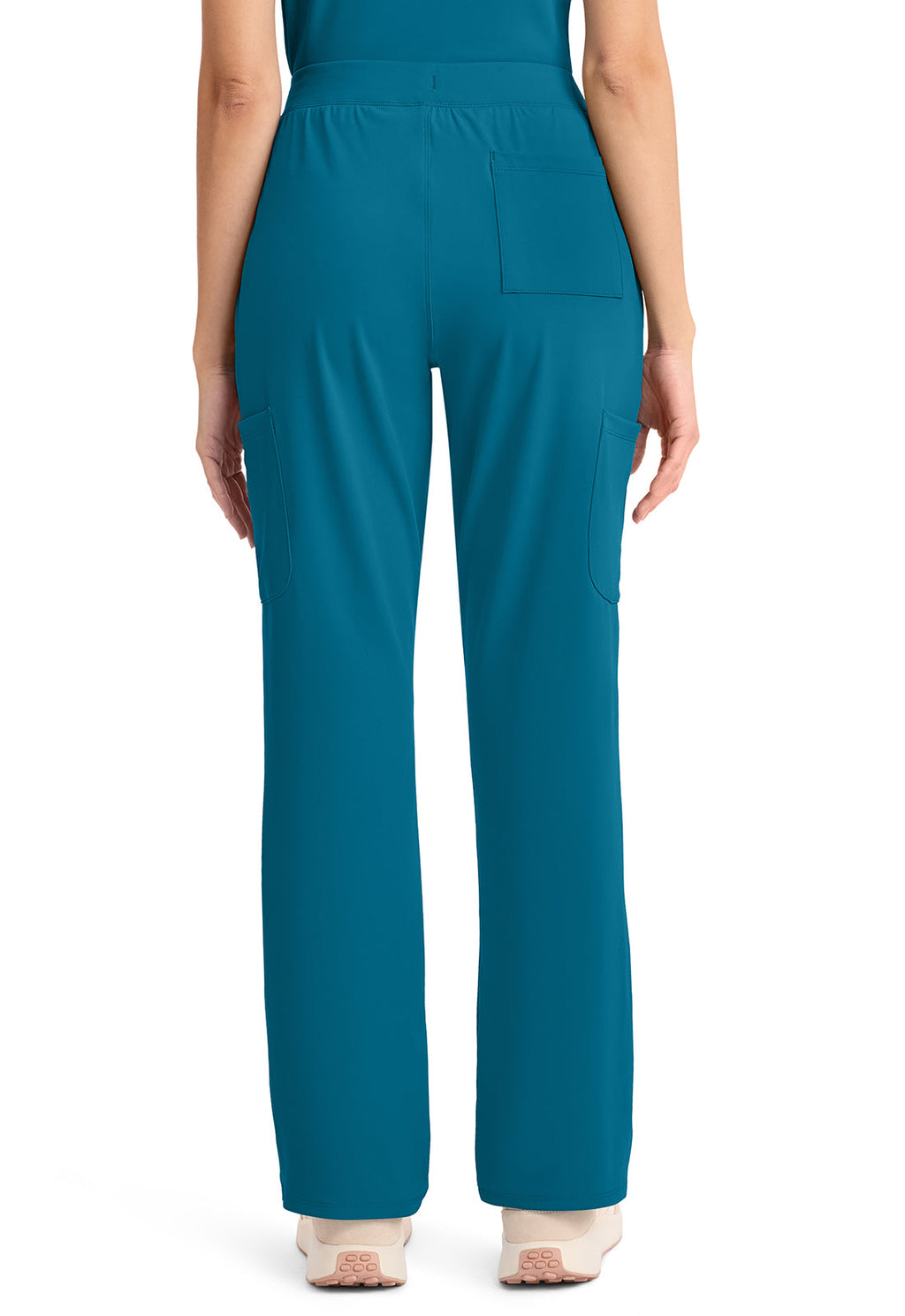 Achieve CK096 Women's 5 Pocket Straight Leg Pant Caribbean Blue