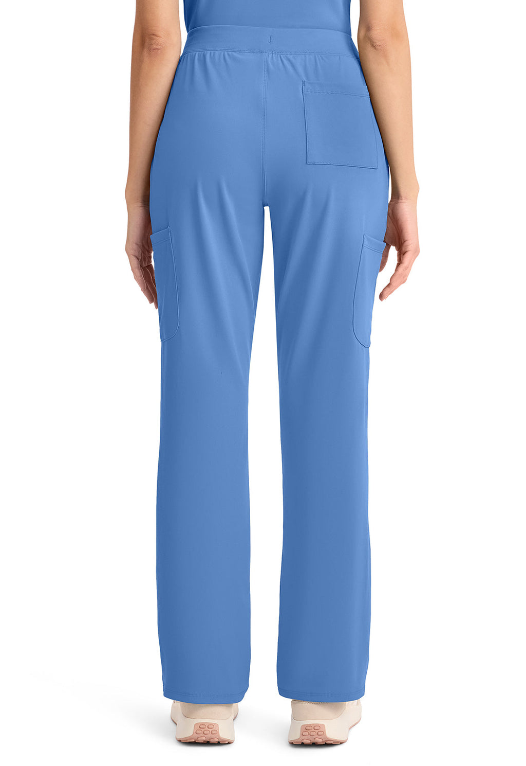 Achieve CK096 Women's 5-Pocket Straight Leg Scrub Pants Ciel