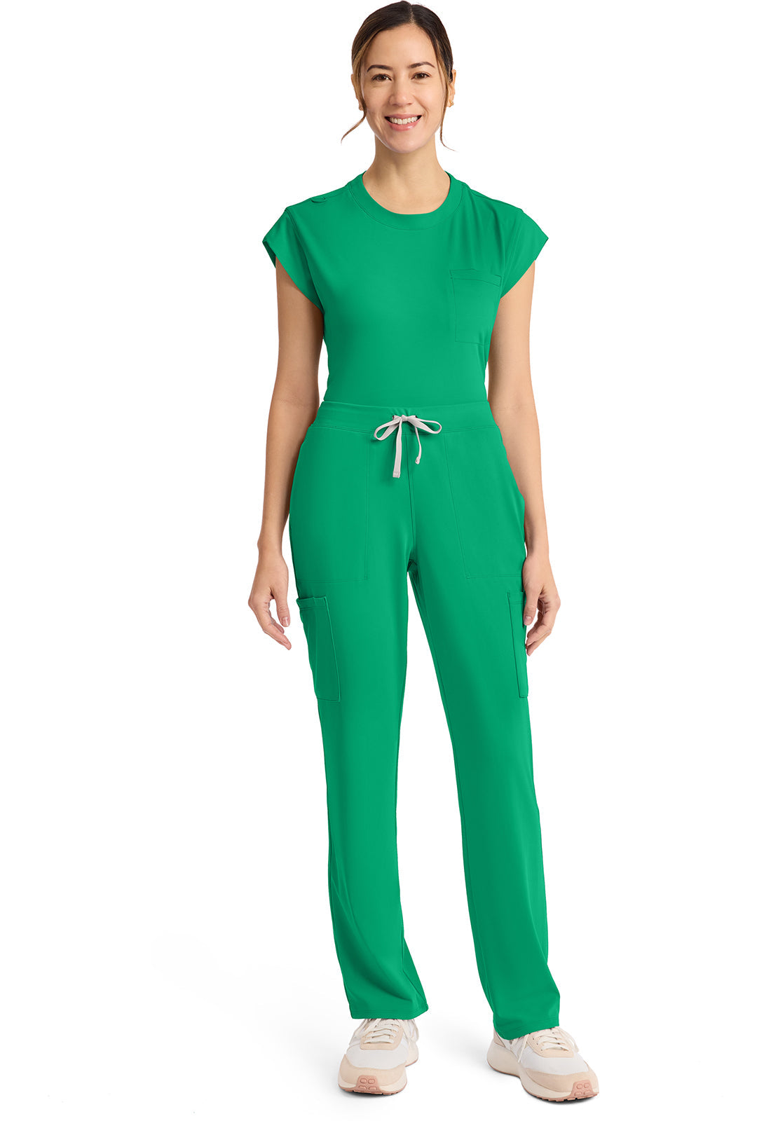 Achieve CK096 Women's 5 Pocket Straight Leg Pant Green Apple