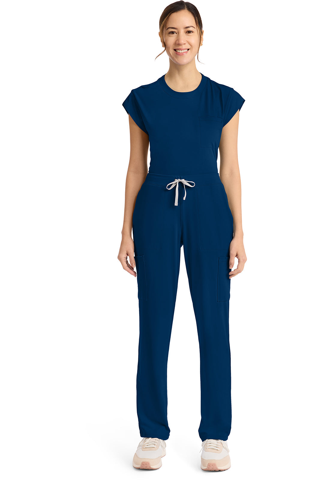 Achieve CK096 Women's 5 Pocket Straight Leg Pant Navy
