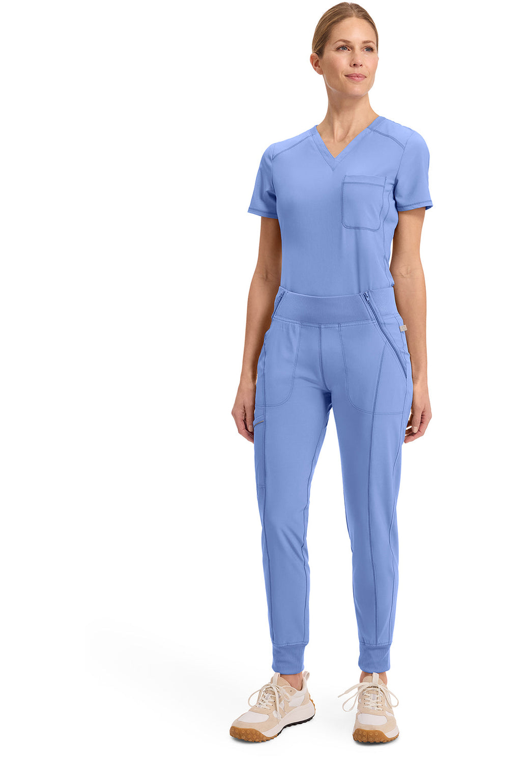 Infinity CK110A Women's Mid Rise Scrub Joggers Ciel