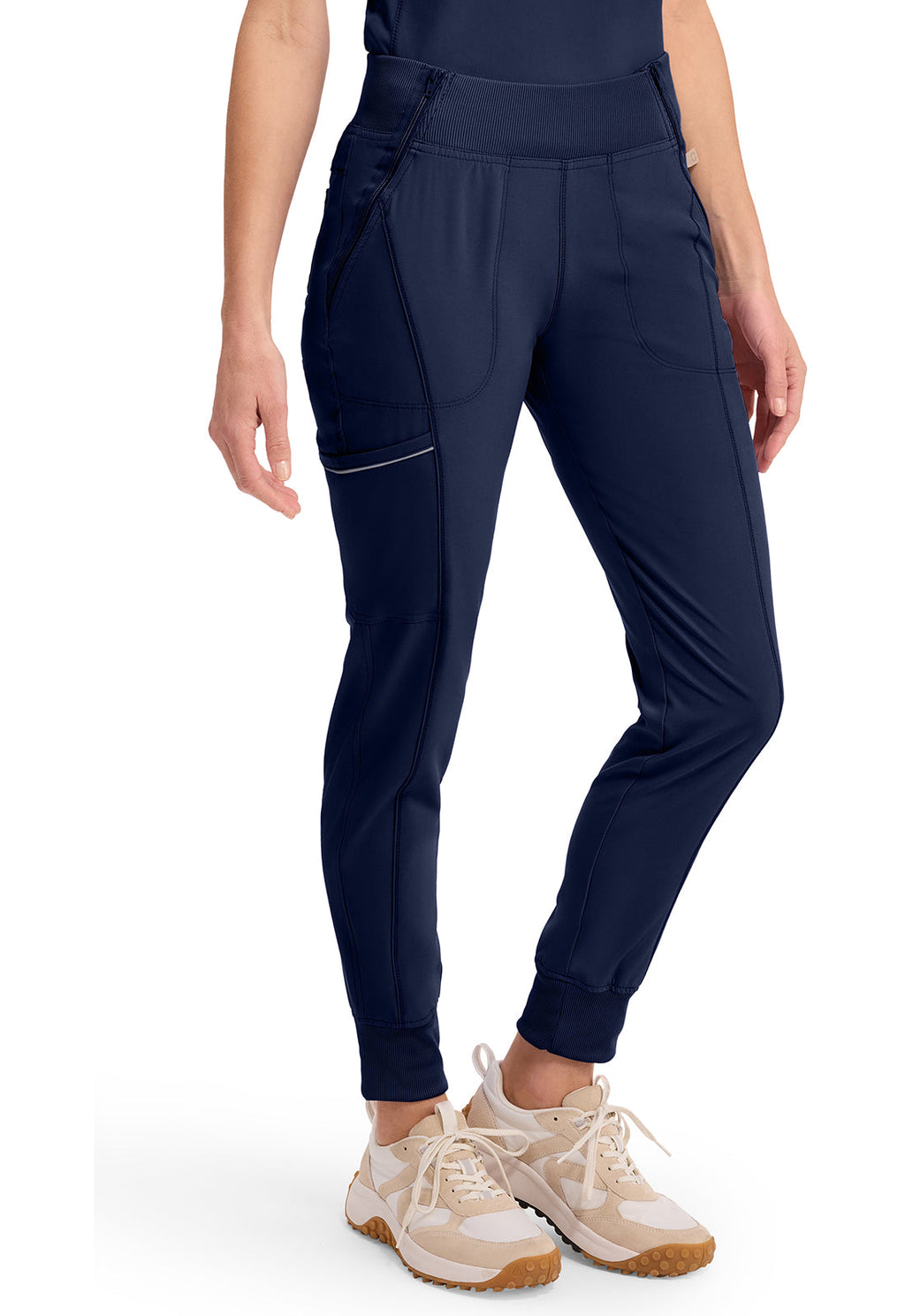 Infinity CK110A Women's Mid Rise Scrub Joggers Navy