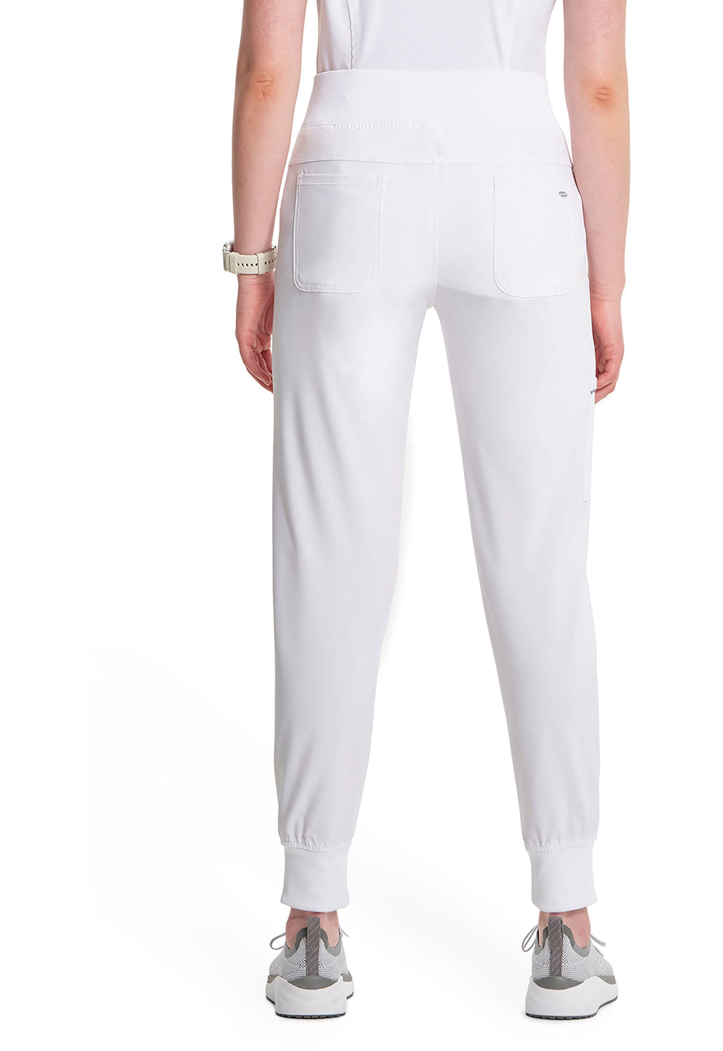 Infinity CK110A Women's Mid Rise Scrub Joggers White