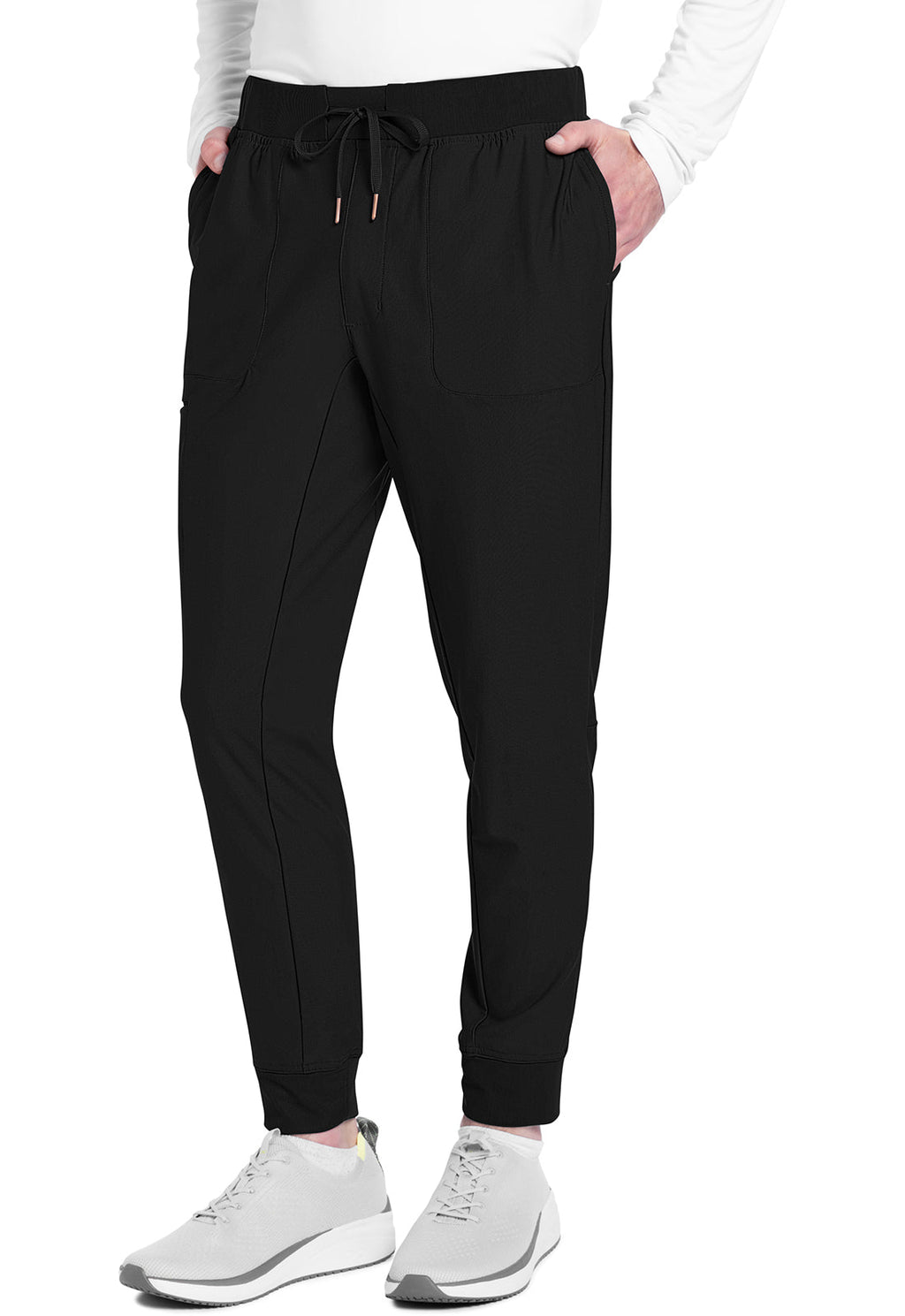Form CK112 Men's Mid Rise Scrub Joggers Black