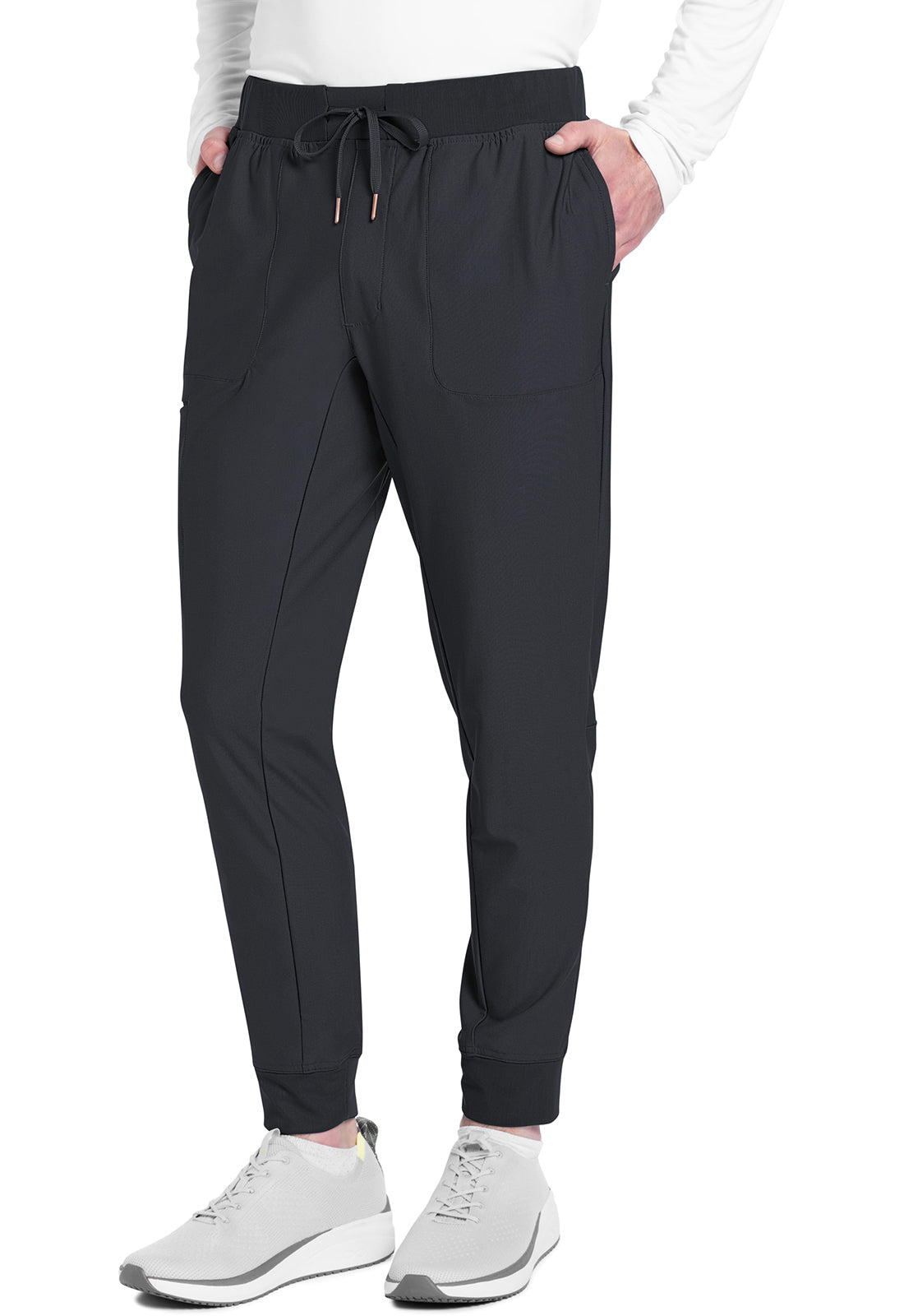 Form CK112 Men's Mid Rise Scrub Joggers Pewter