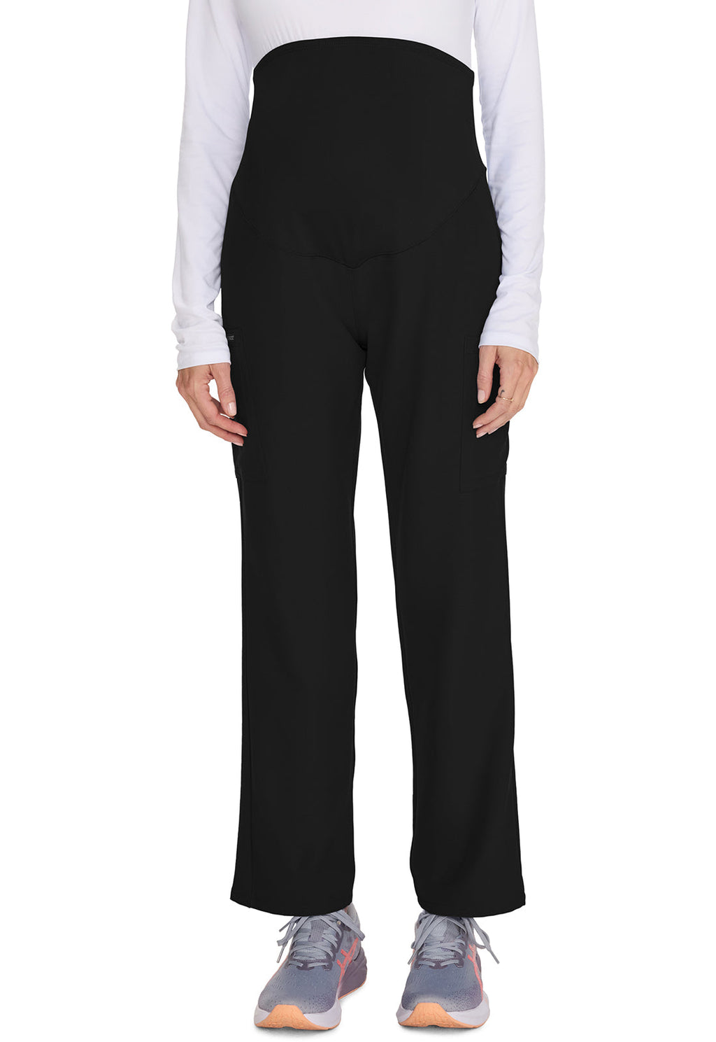 Workwear Originals Ultra CK118A Women's Maternity Straight leg Scrub Pants Black