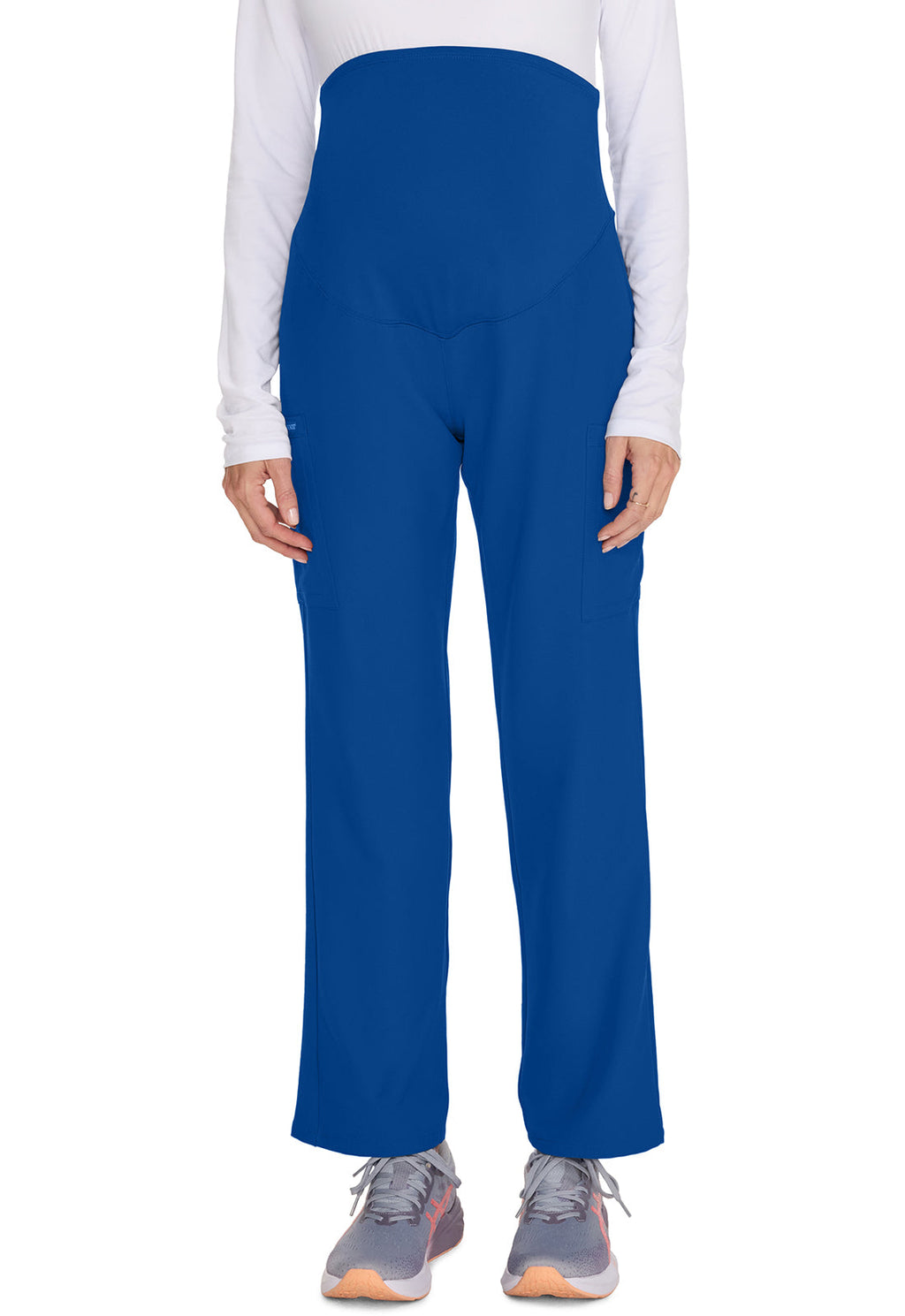 Workwear Originals Ultra CK118A Women's Maternity slim leg Scrub Pants Galaxy Blue
