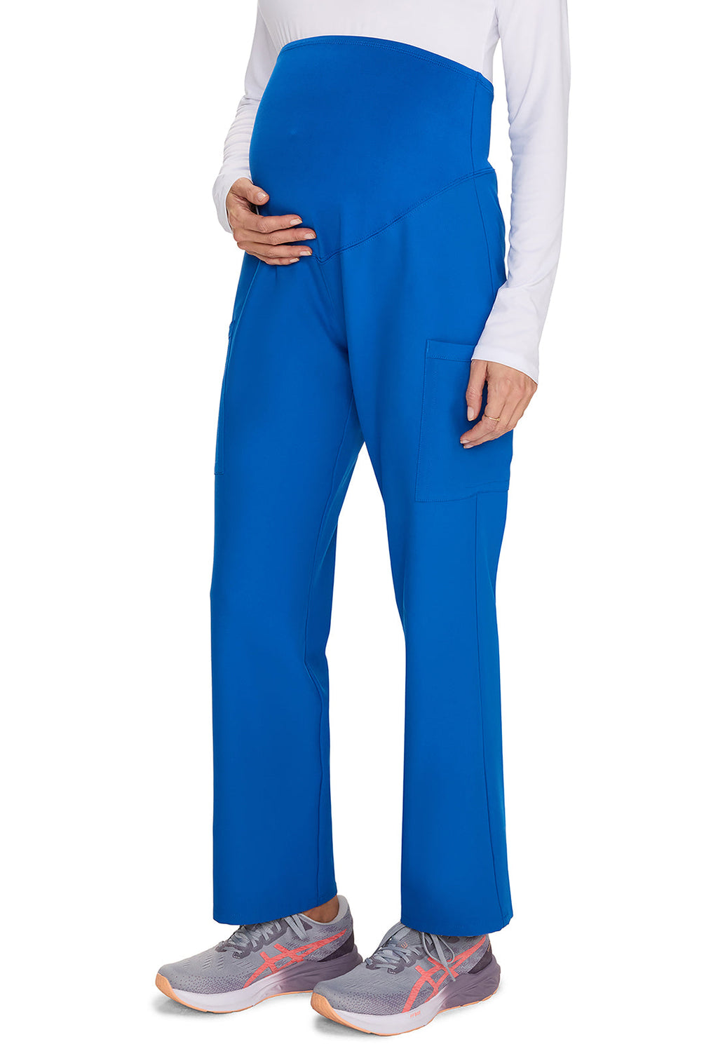 Workwear Originals Ultra CK118A Women's Maternity slim leg Scrub Pants Royal