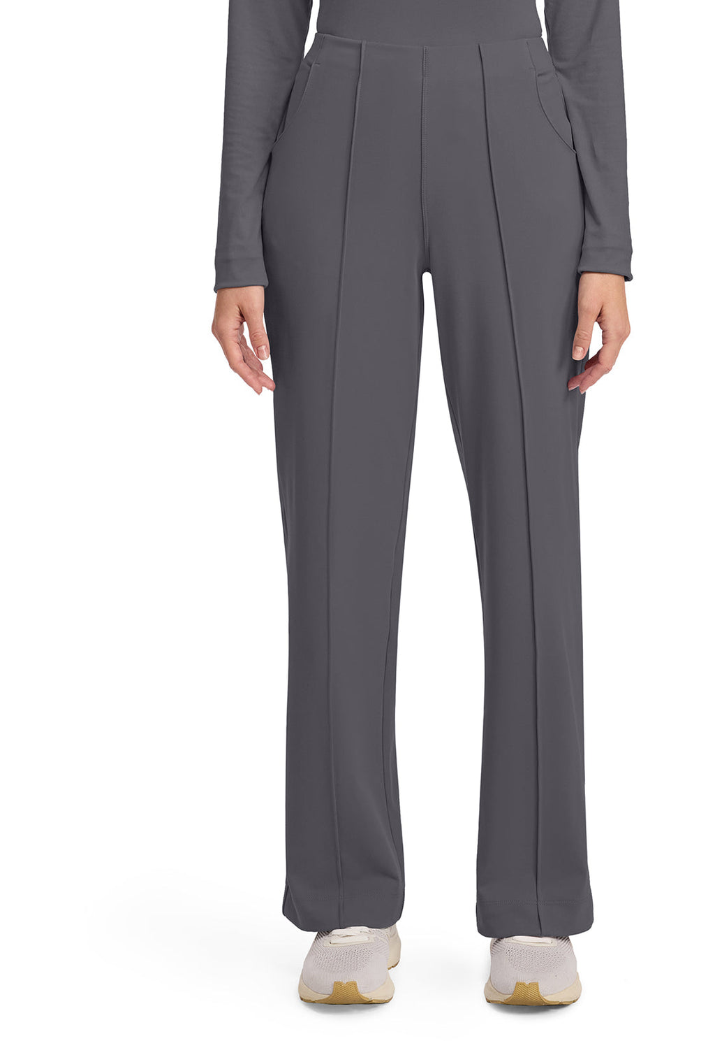 Achieve CK162 Women's 3-Pocket Wide Leg Pants Pewter