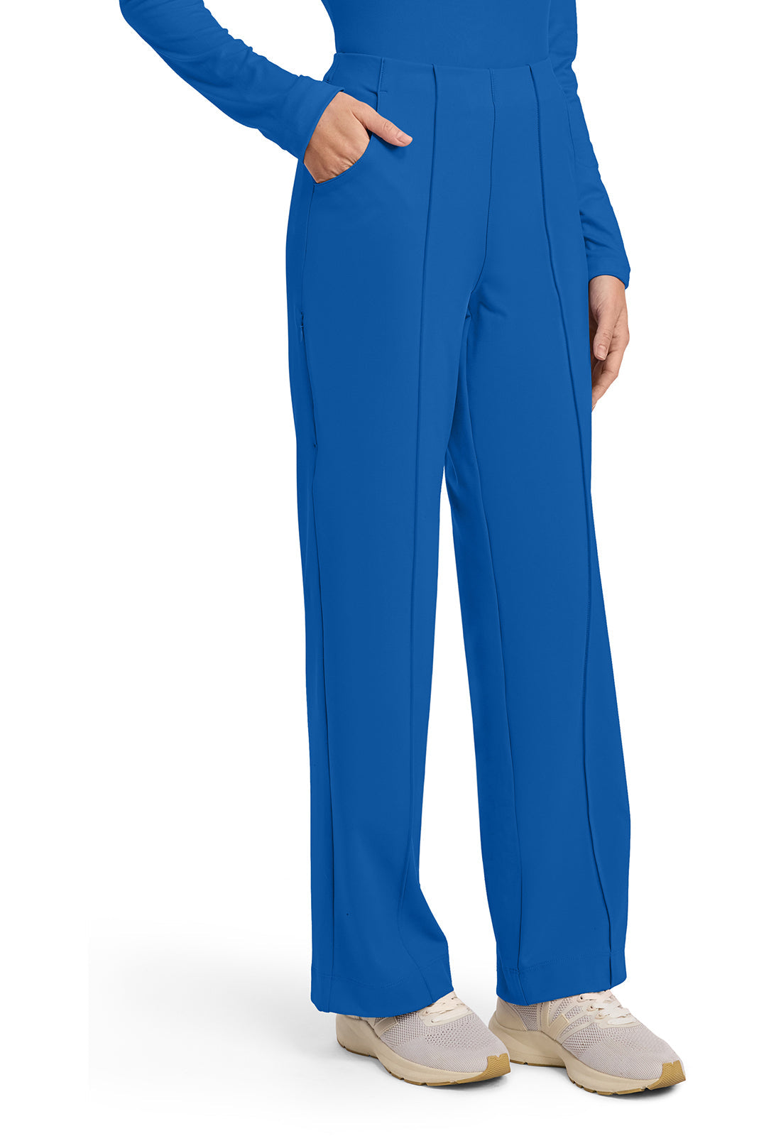 Achieve CK162 Women's 3-Pocket Wide Leg Pants Royal
