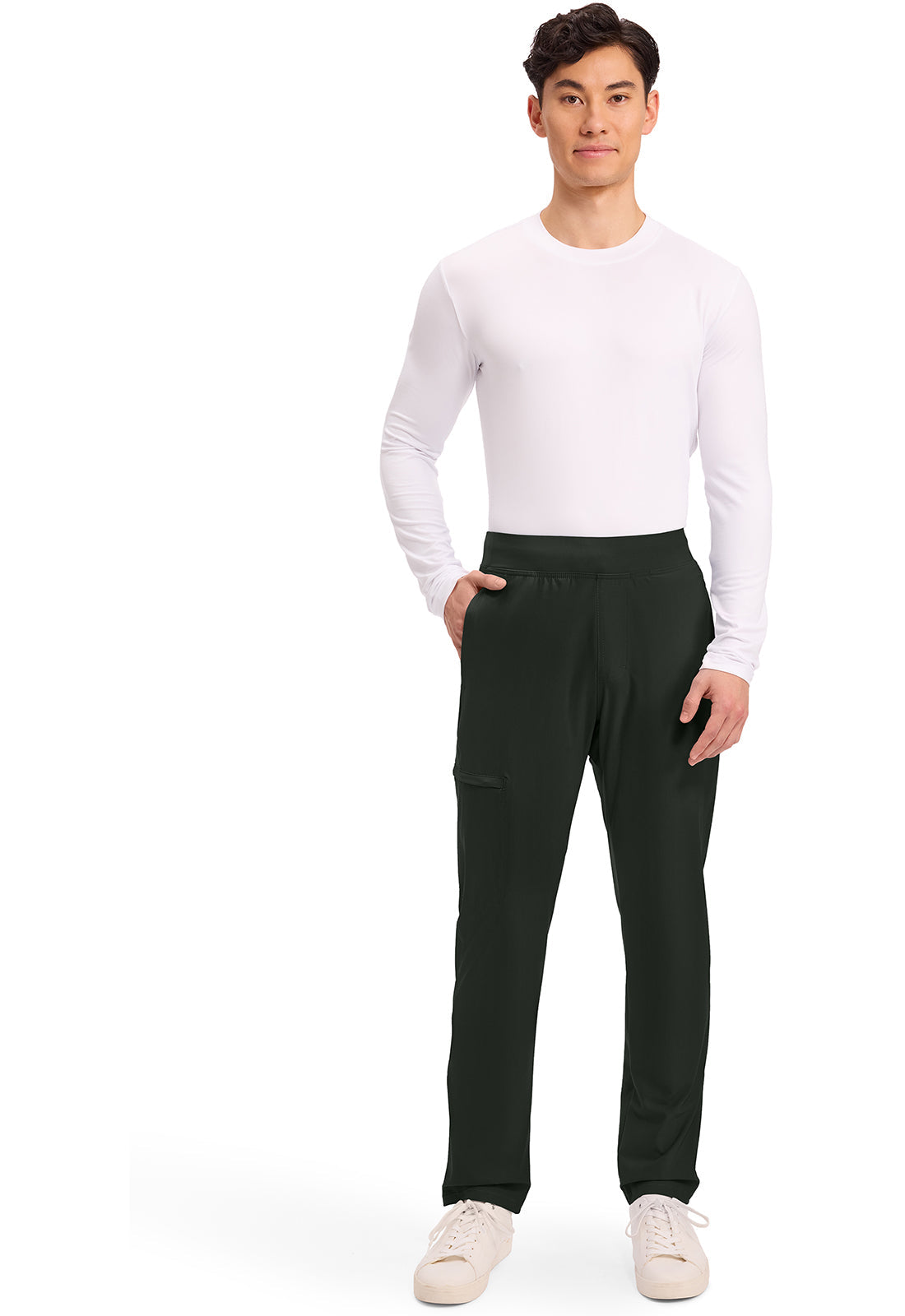 Form CK185 Men's Tapered Leg Pull-on Scrub Pants Olive Branch