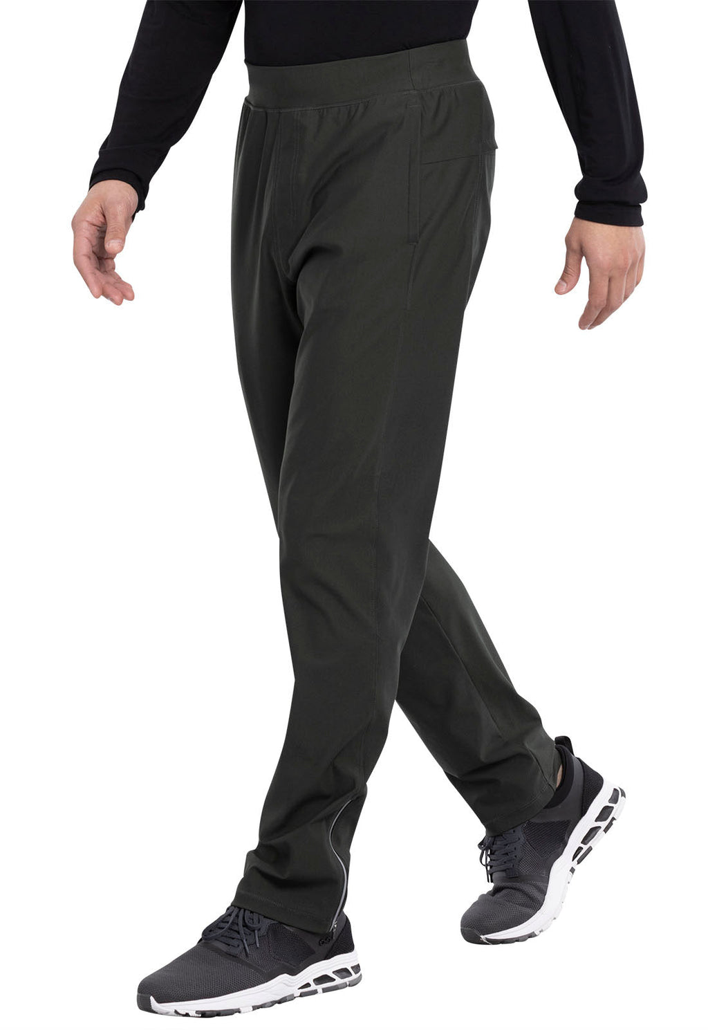 Form CK185 Men's Tapered Leg Pull-on Scrub Pants Olive Branch