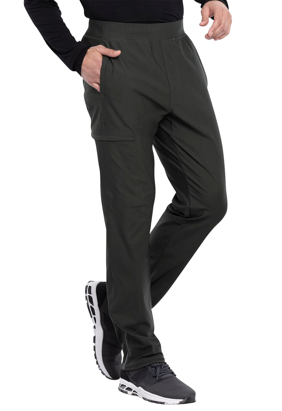 Form CK185 Men's Tapered Leg Pull-on Scrub Pants Olive Branch
