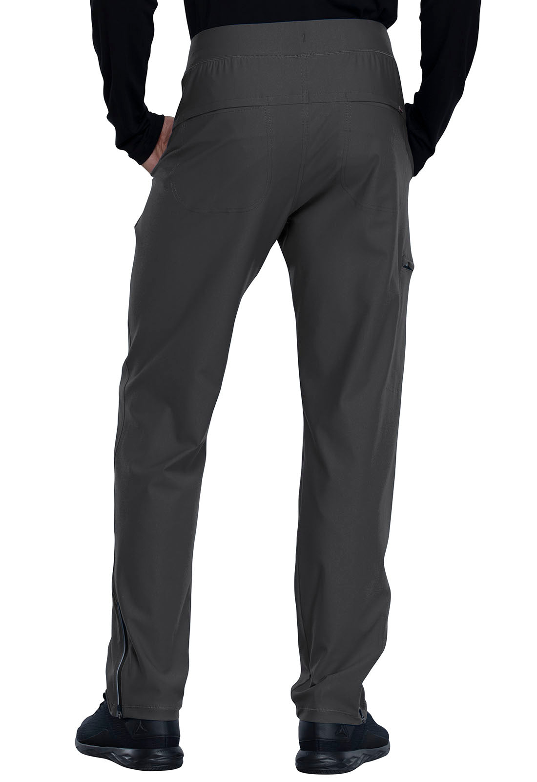 Form CK185 Men's Tapered Leg Pull-on Scrub Pants Pewter