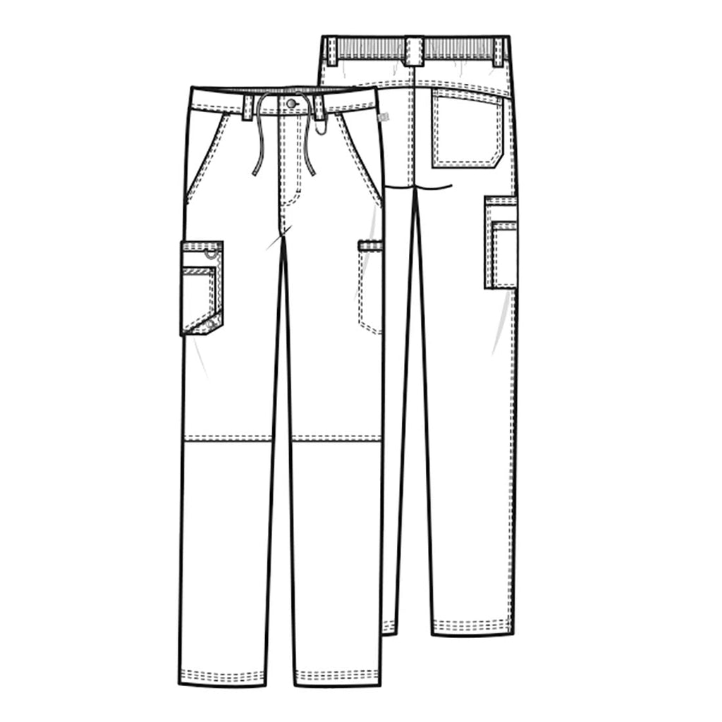 Infinity CK200A Men's Fly Front Scrub Pants Navy