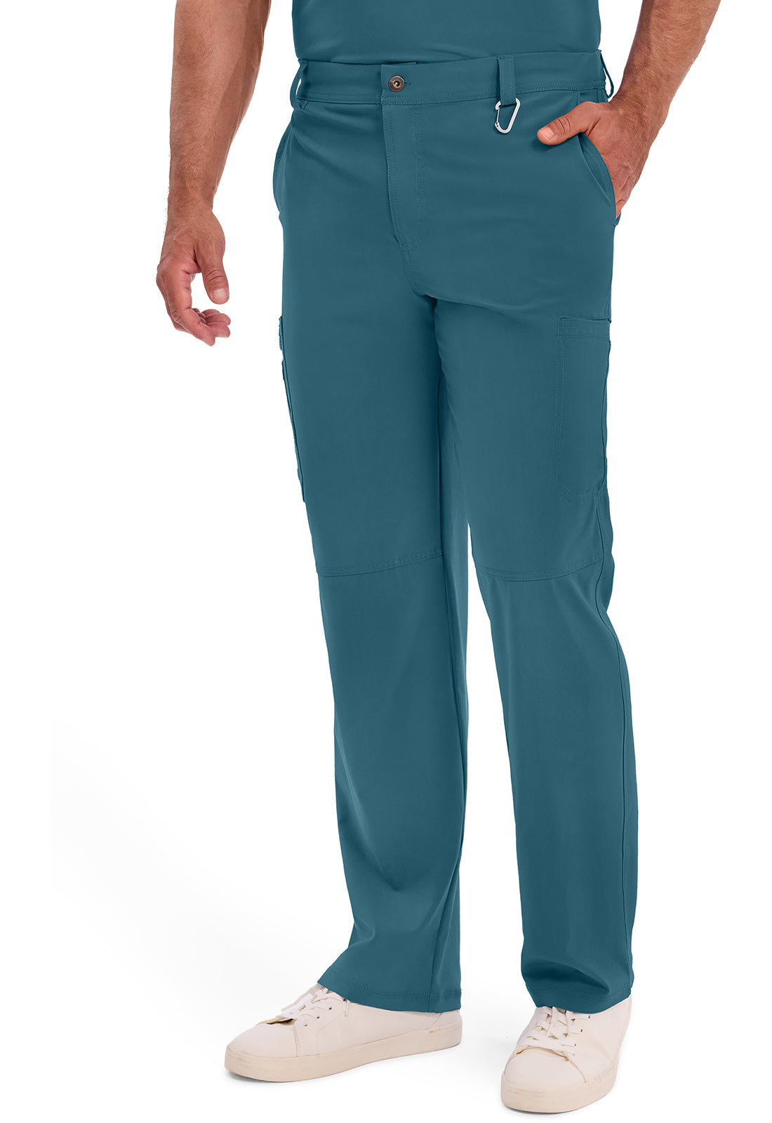 Infinity CK200A Men's Fly Front Scrub Pants Caribbean Blue