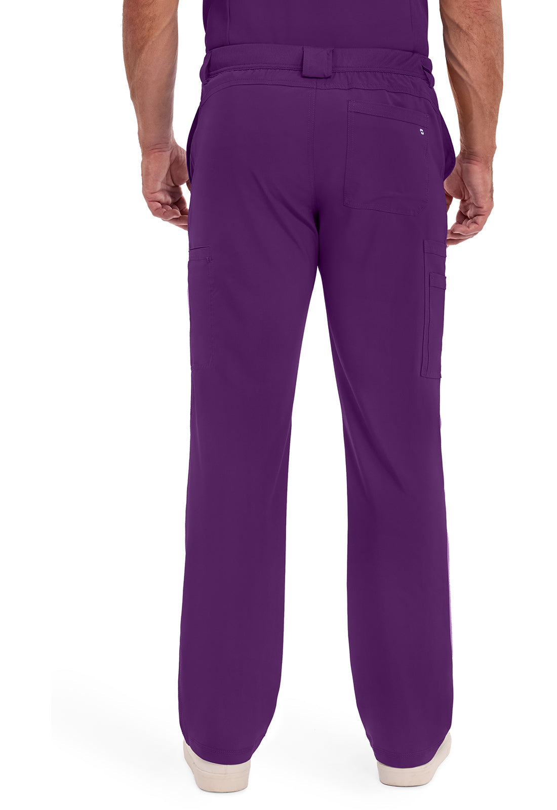 Infinity CK200A Men's Fly Front Scrub Pants Eggplant