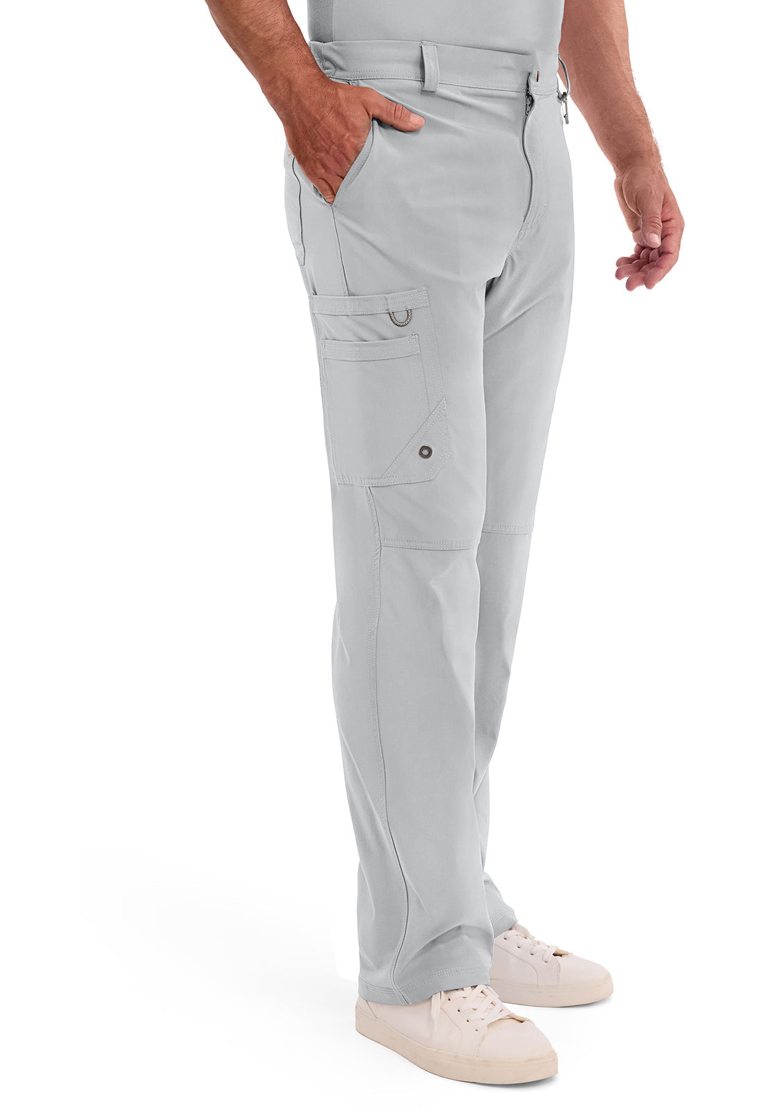 Infinity CK200A Men's Fly Front Scrub Pants Grey