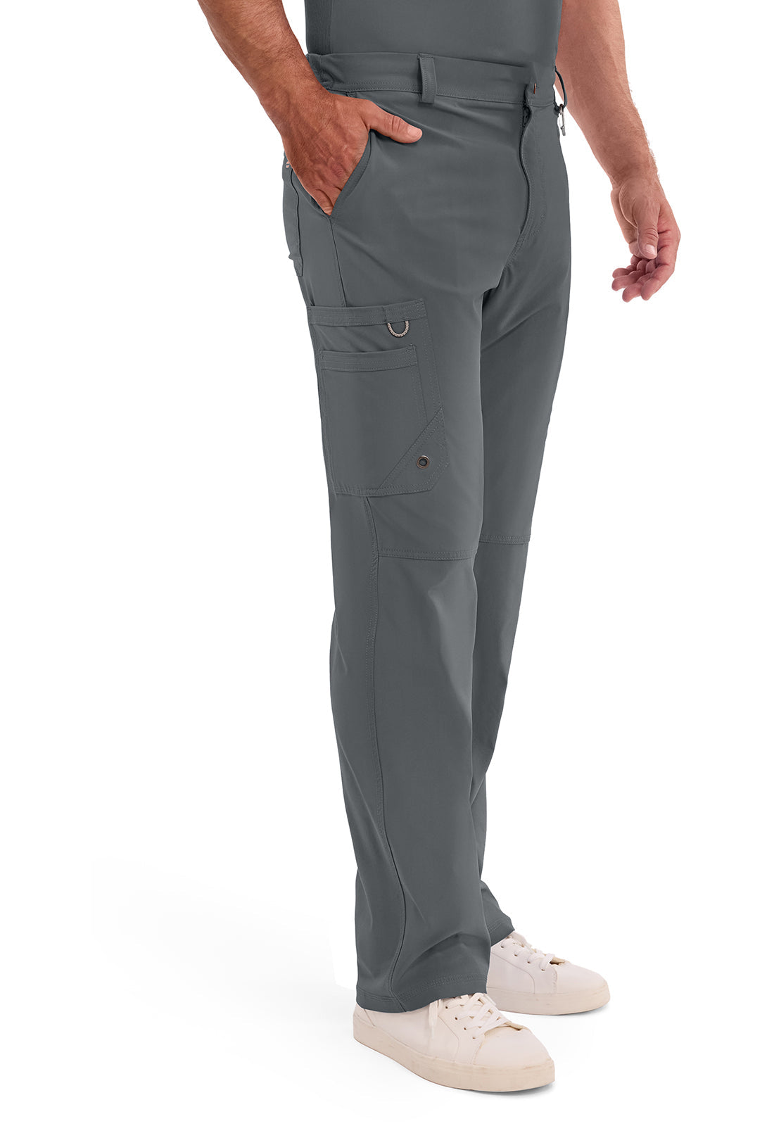 Infinity CK200A Men's Fly Front Scrub Pants Pewter